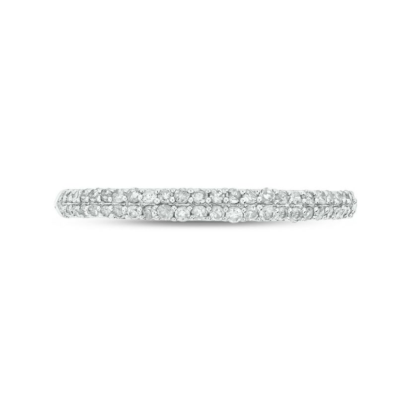 1/4 ct. t.w. Diamond Anniversary Band in Sterling Silver