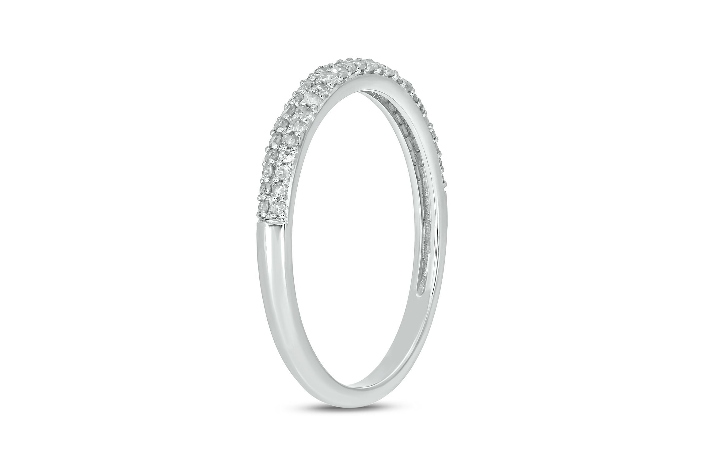 1/4 ct. t.w. Diamond Anniversary Band in Sterling Silver