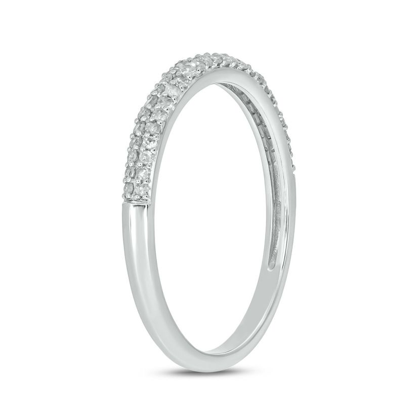 1/4 ct. t.w. Diamond Anniversary Band in Sterling Silver