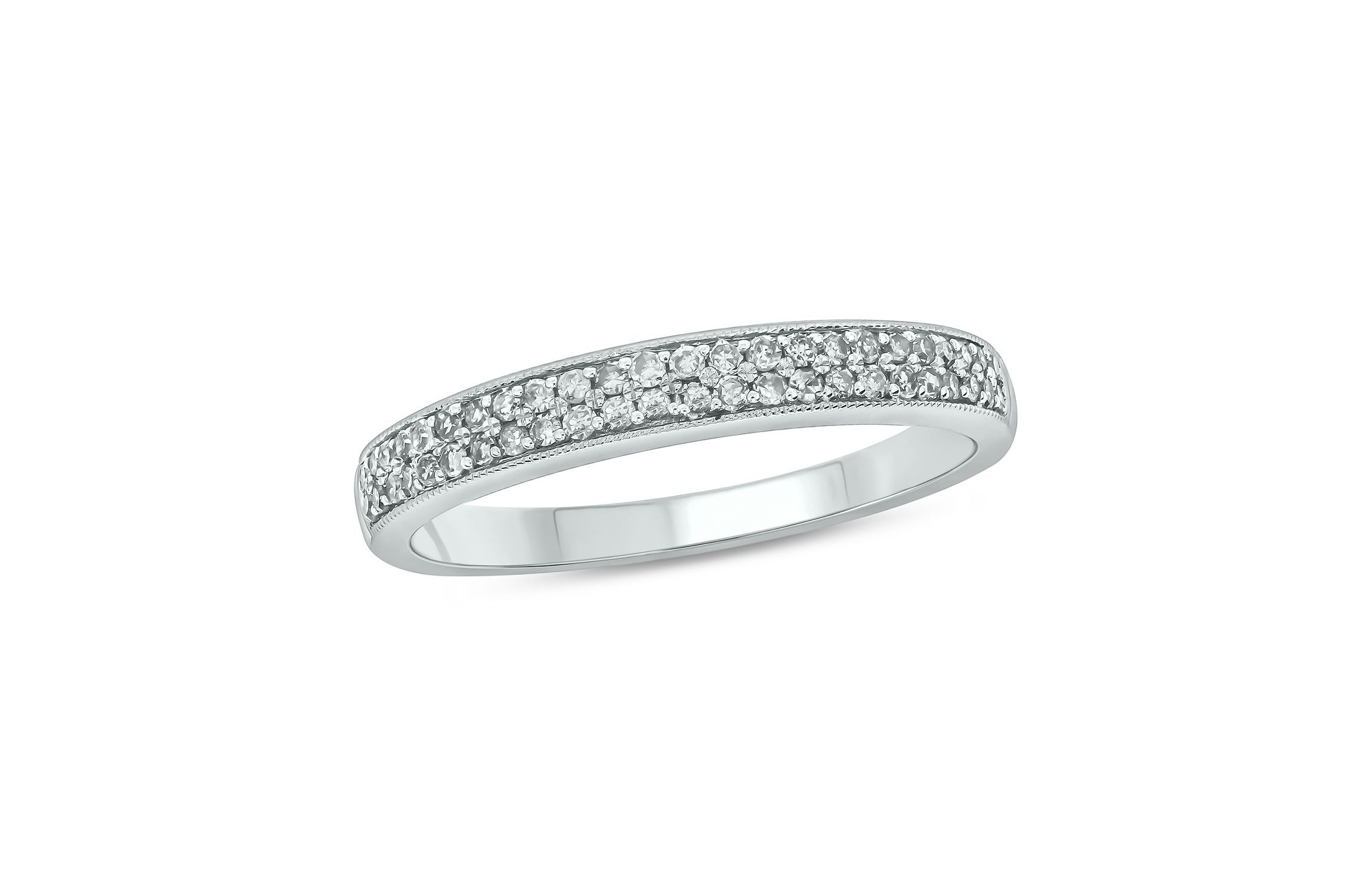 1/4 ct. t.w. Diamond Anniversary Band in Sterling Silver