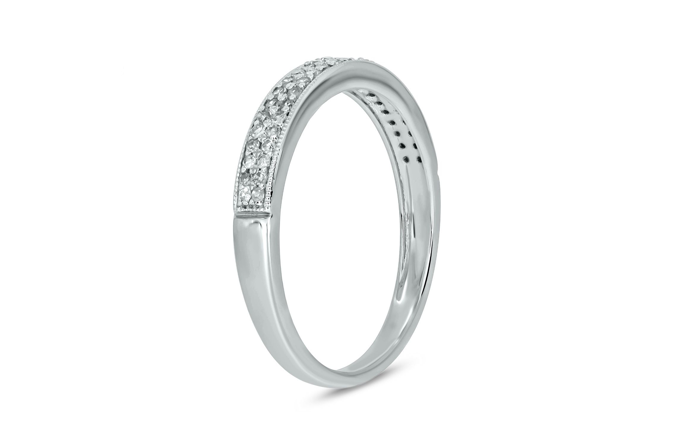 1/4 ct. t.w. Diamond Anniversary Band in Sterling Silver