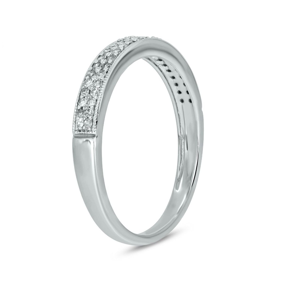 1/4 ct. t.w. Diamond Anniversary Band in Sterling Silver