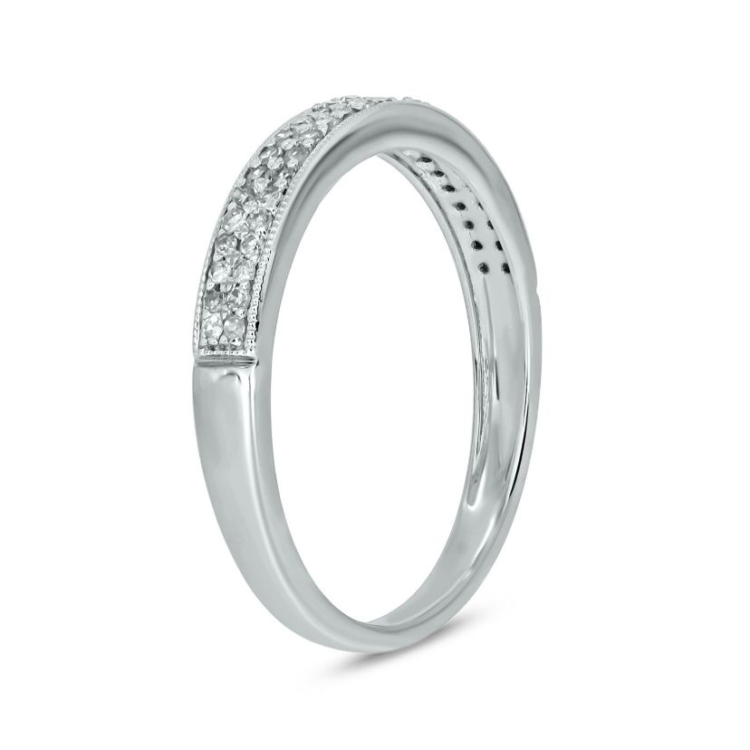 1/4 ct. t.w. Diamond Anniversary Band in Sterling Silver