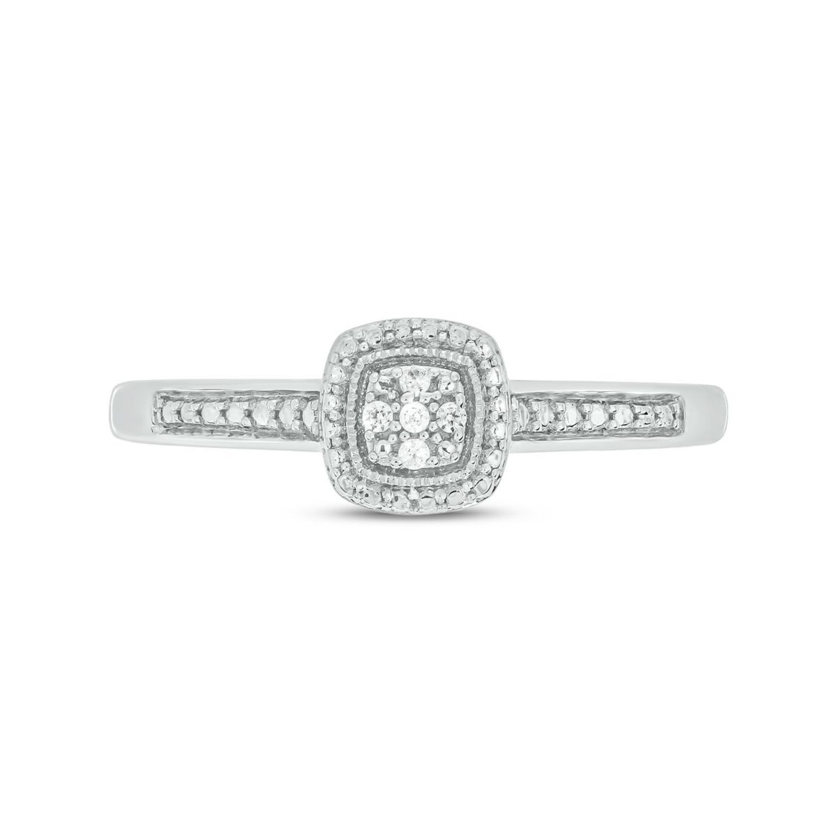 Diamond Accent Promise Ring In Sterling Silver