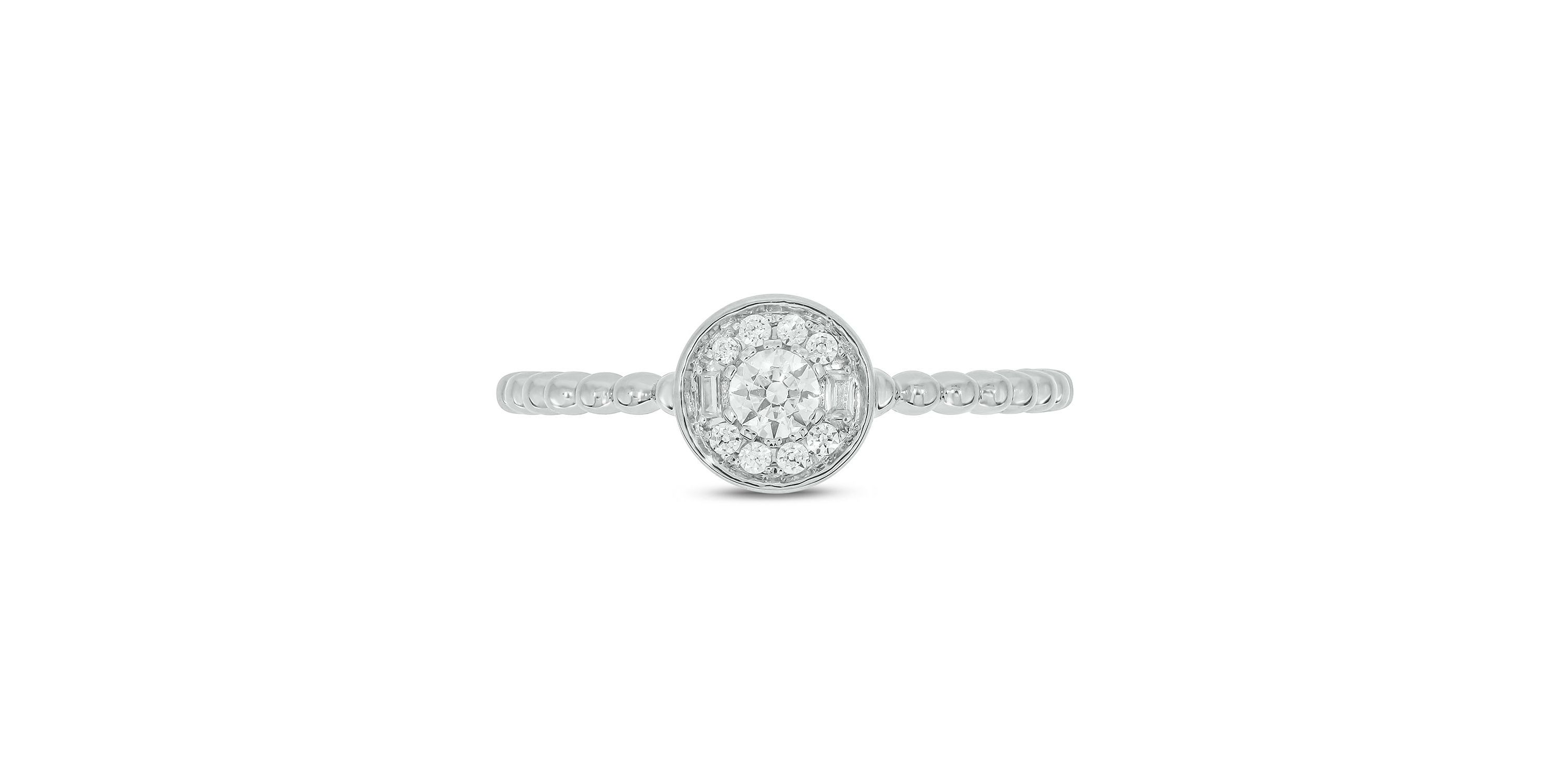 1/5 ct. t.w. Diamond Promise Ring In Sterling Silver