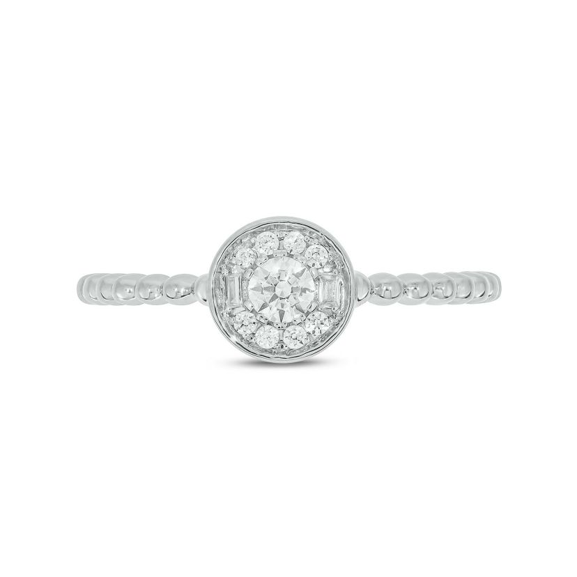 1/5 ct. t.w. Diamond Promise Ring In Sterling Silver