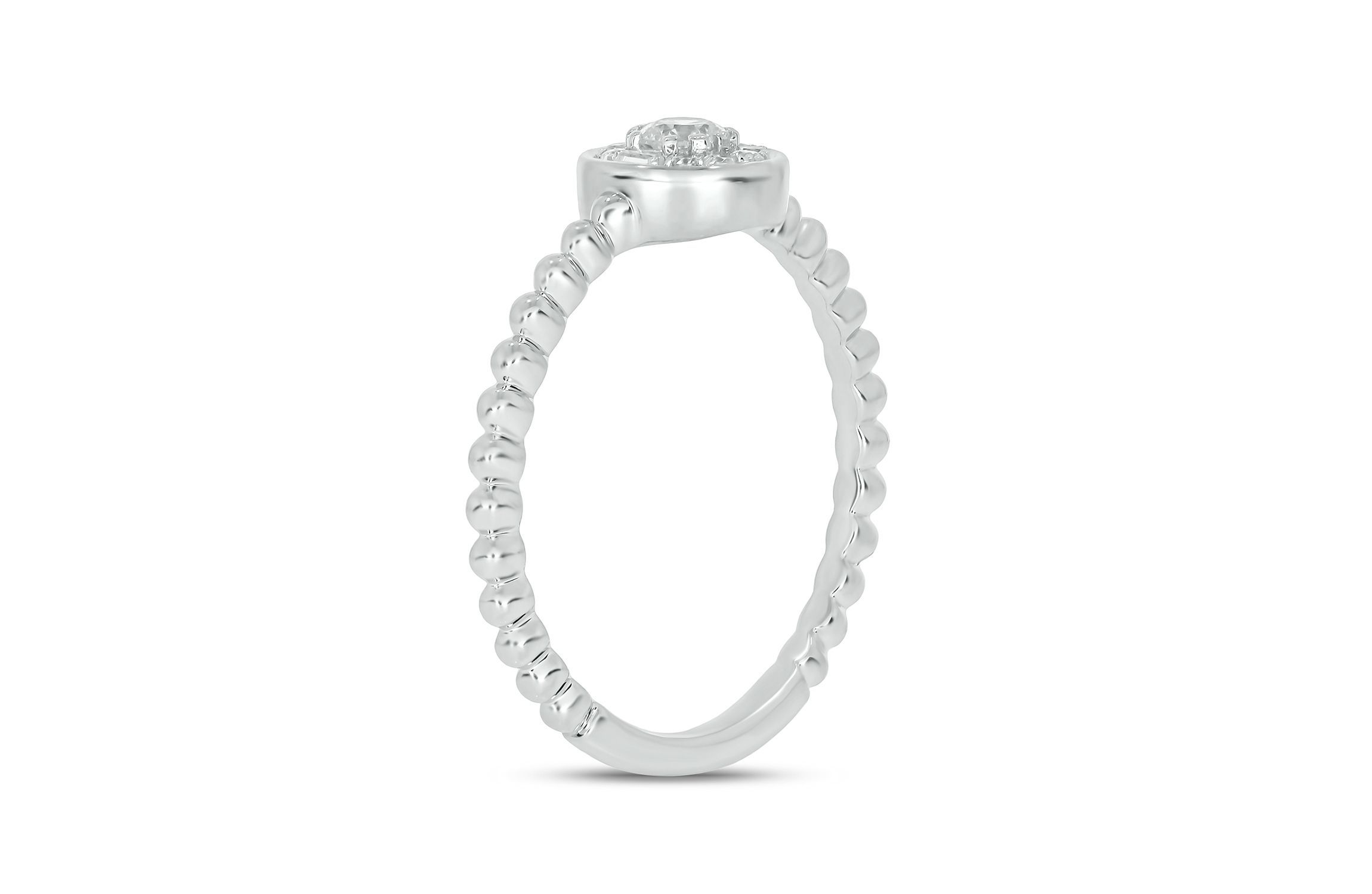 1/5 ct. t.w. Diamond Promise Ring In Sterling Silver
