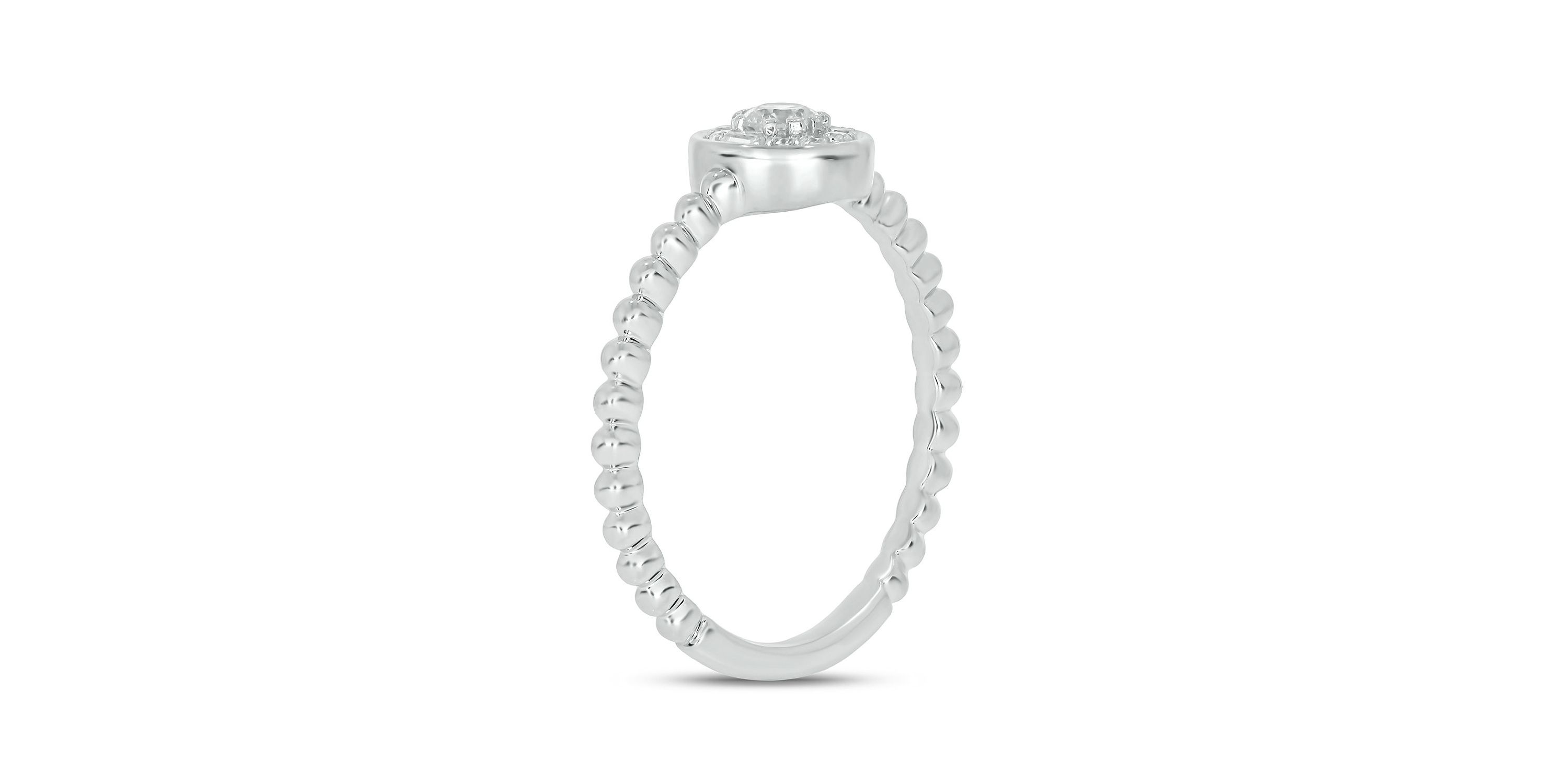 1/5 ct. t.w. Diamond Promise Ring In Sterling Silver