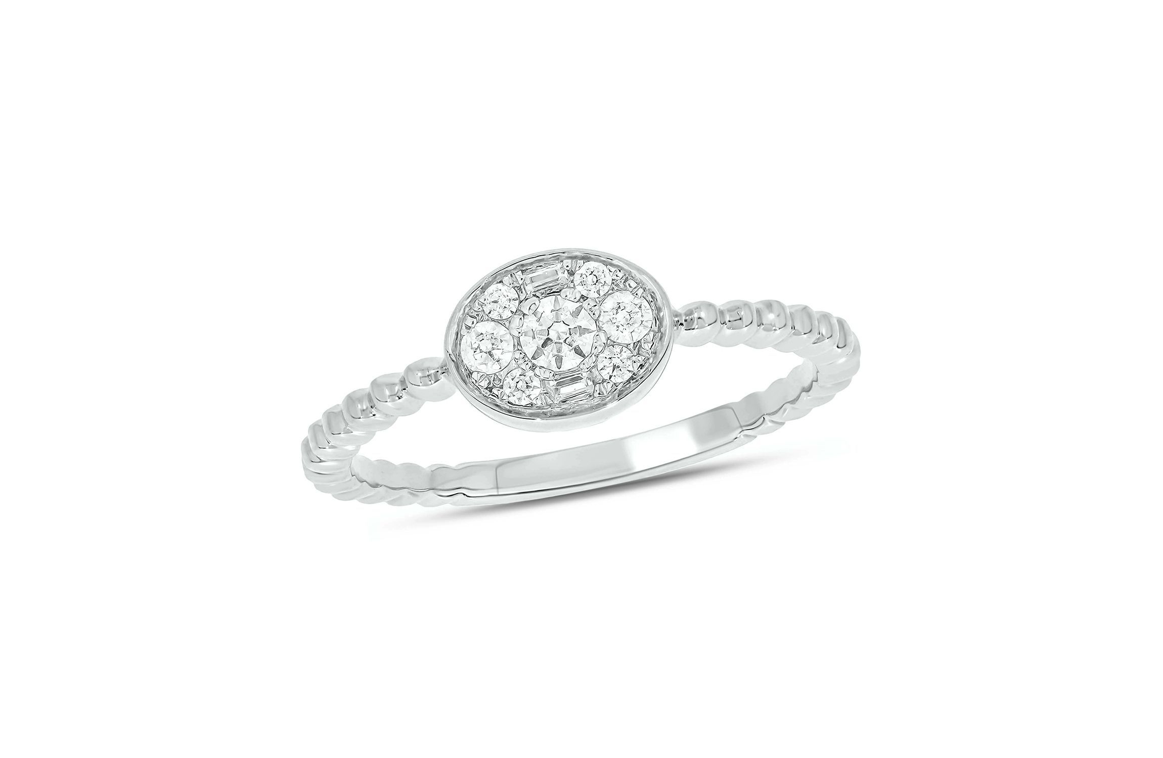 1/5 ct. t.w. Diamond Promise Ring In Sterling Silver