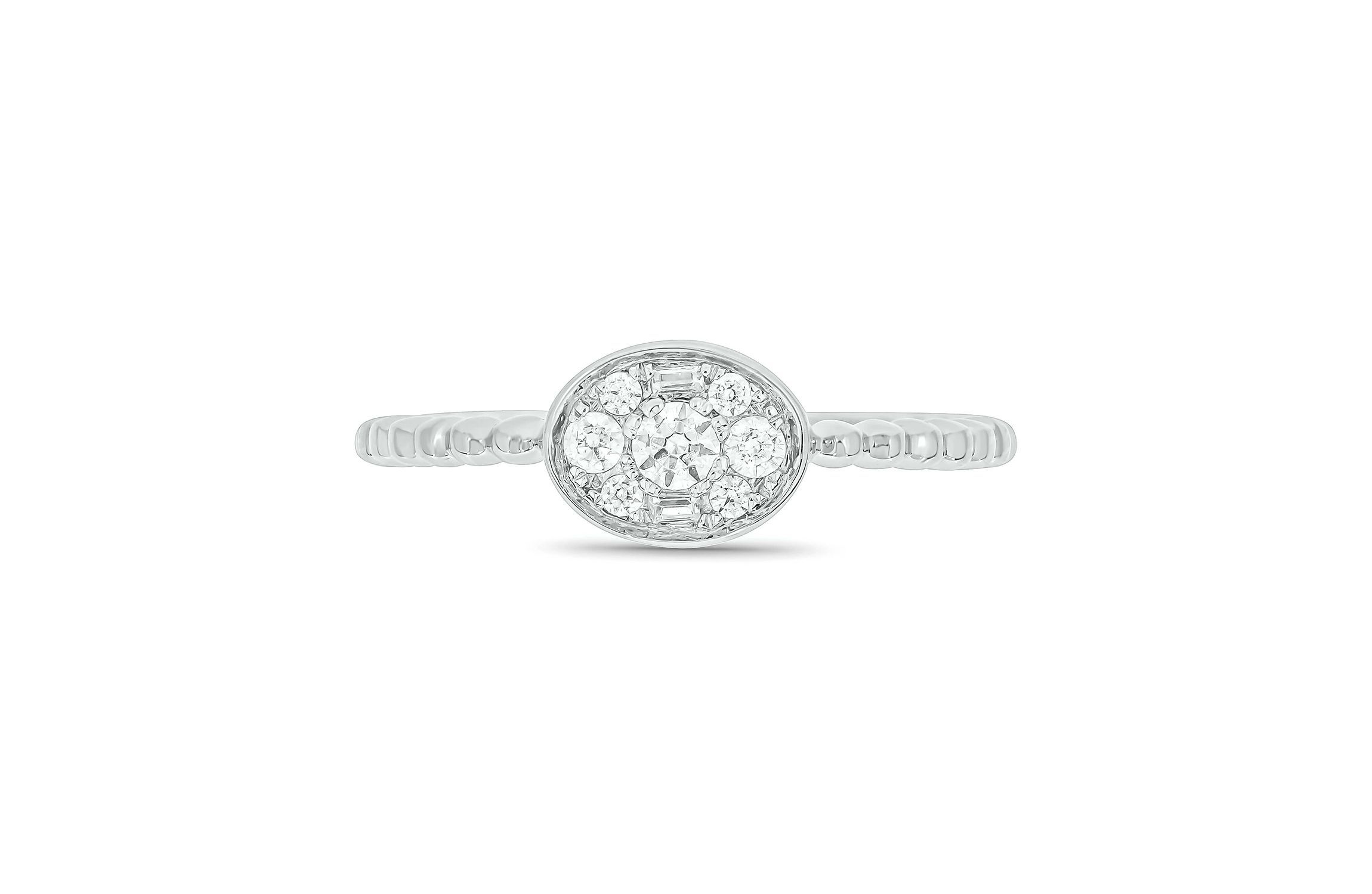 1/5 ct. t.w. Diamond Promise Ring In Sterling Silver