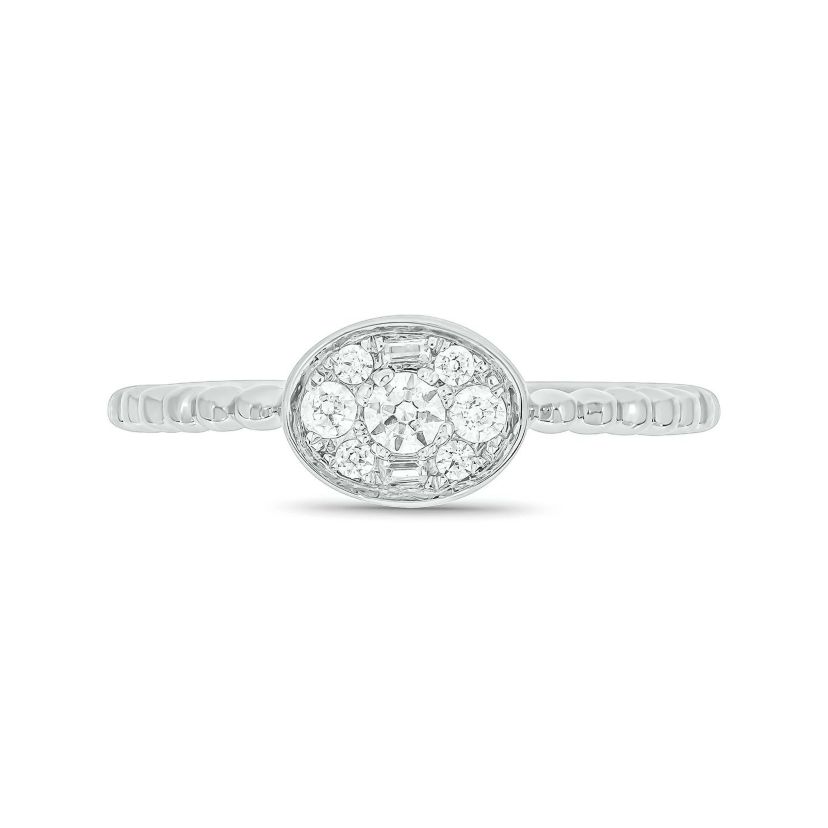 1/5 ct. t.w. Diamond Promise Ring In Sterling Silver