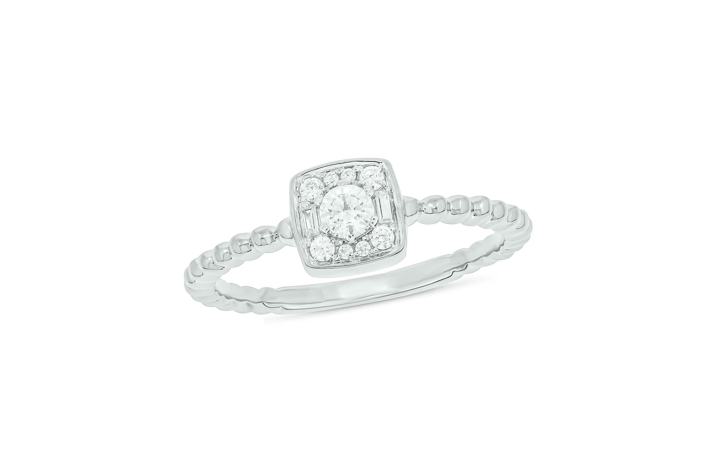 1/5 ct. t.w. Diamond Promise Ring In Sterling Silver