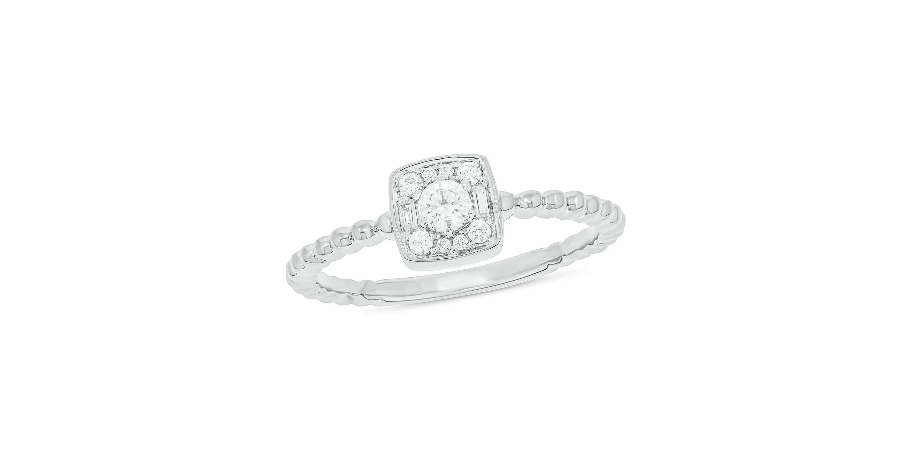 1/5 ct. t.w. Diamond Promise Ring In Sterling Silver