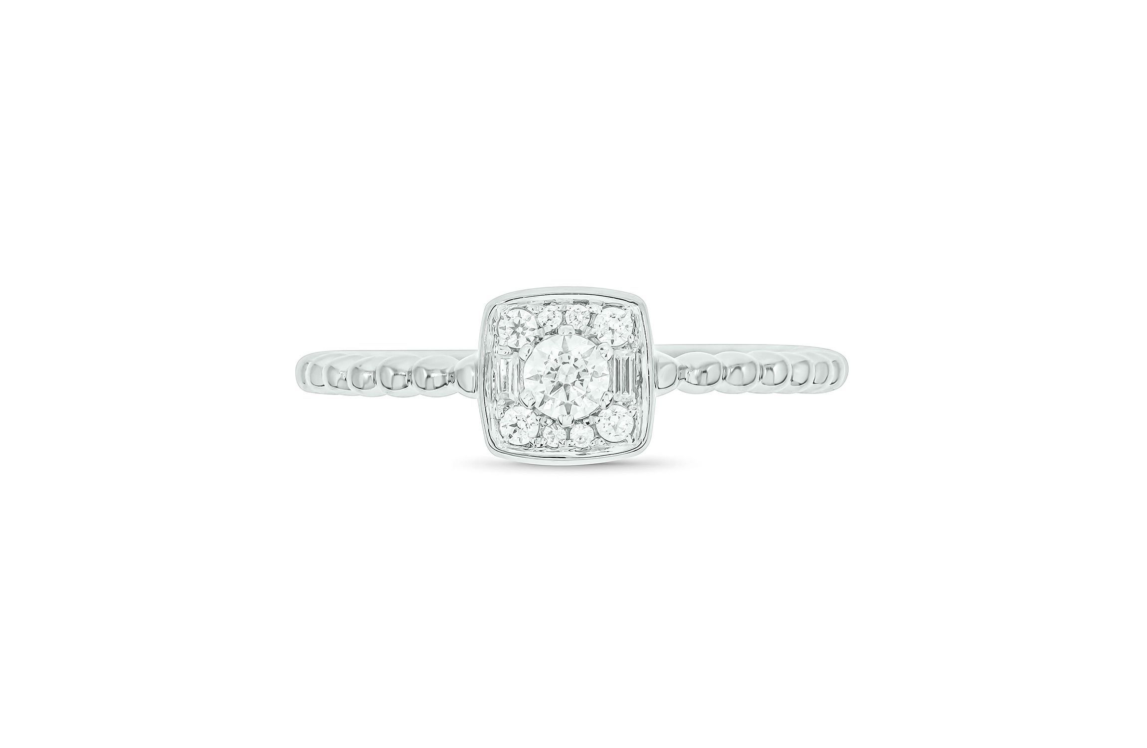1/5 ct. t.w. Diamond Promise Ring In Sterling Silver