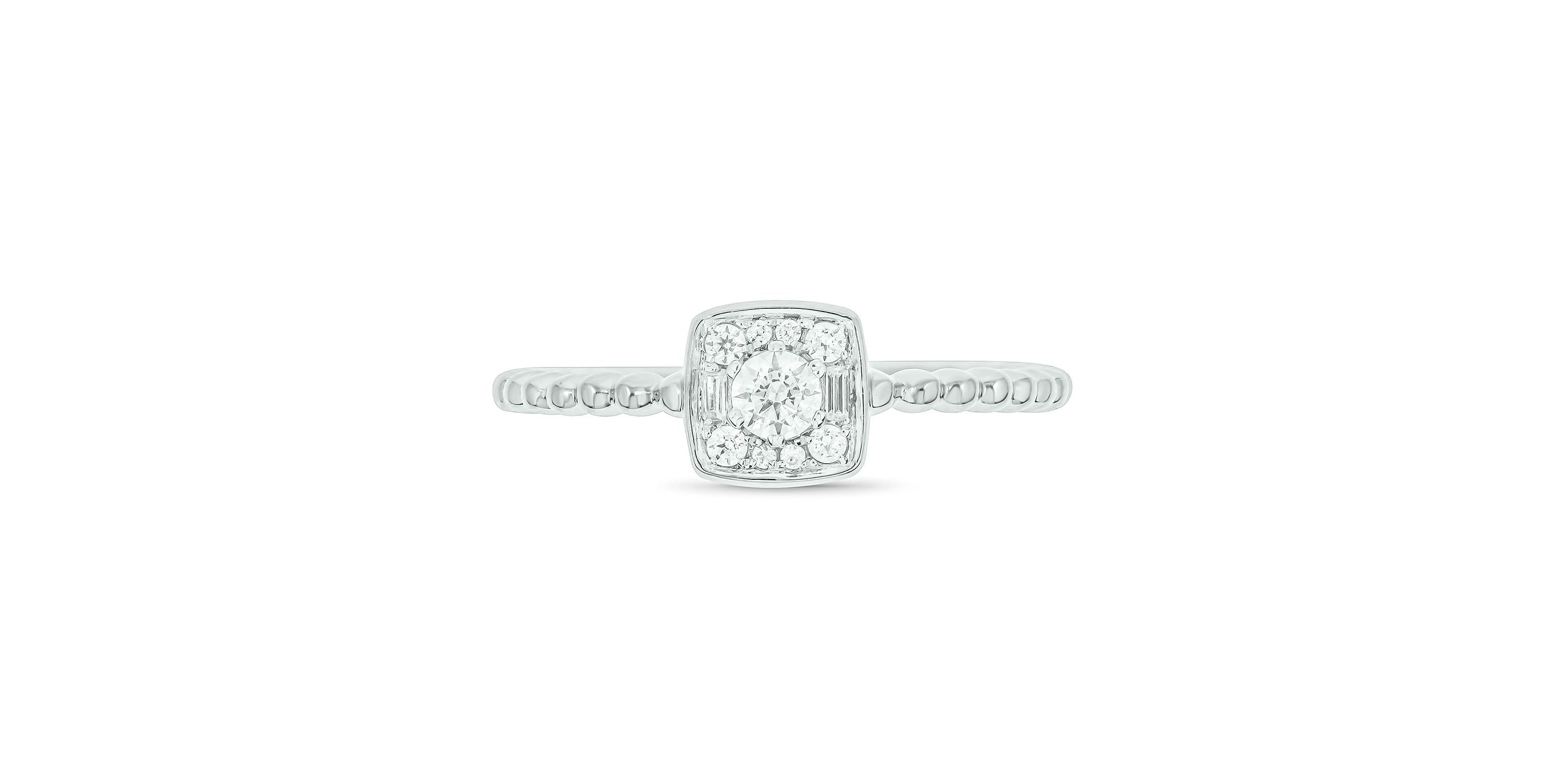 1/5 ct. t.w. Diamond Promise Ring In Sterling Silver