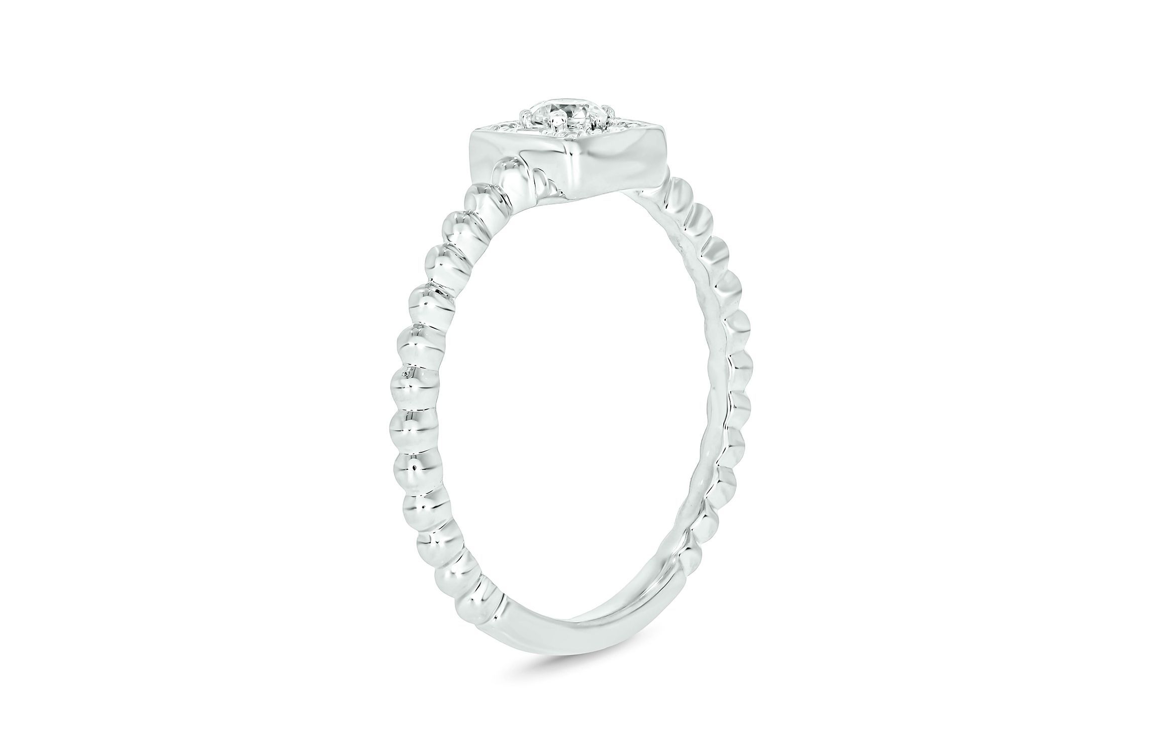 1/5 ct. t.w. Diamond Promise Ring In Sterling Silver