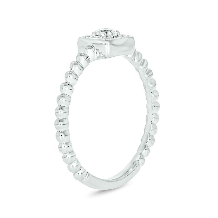 1/5 ct. t.w. Diamond Promise Ring In Sterling Silver