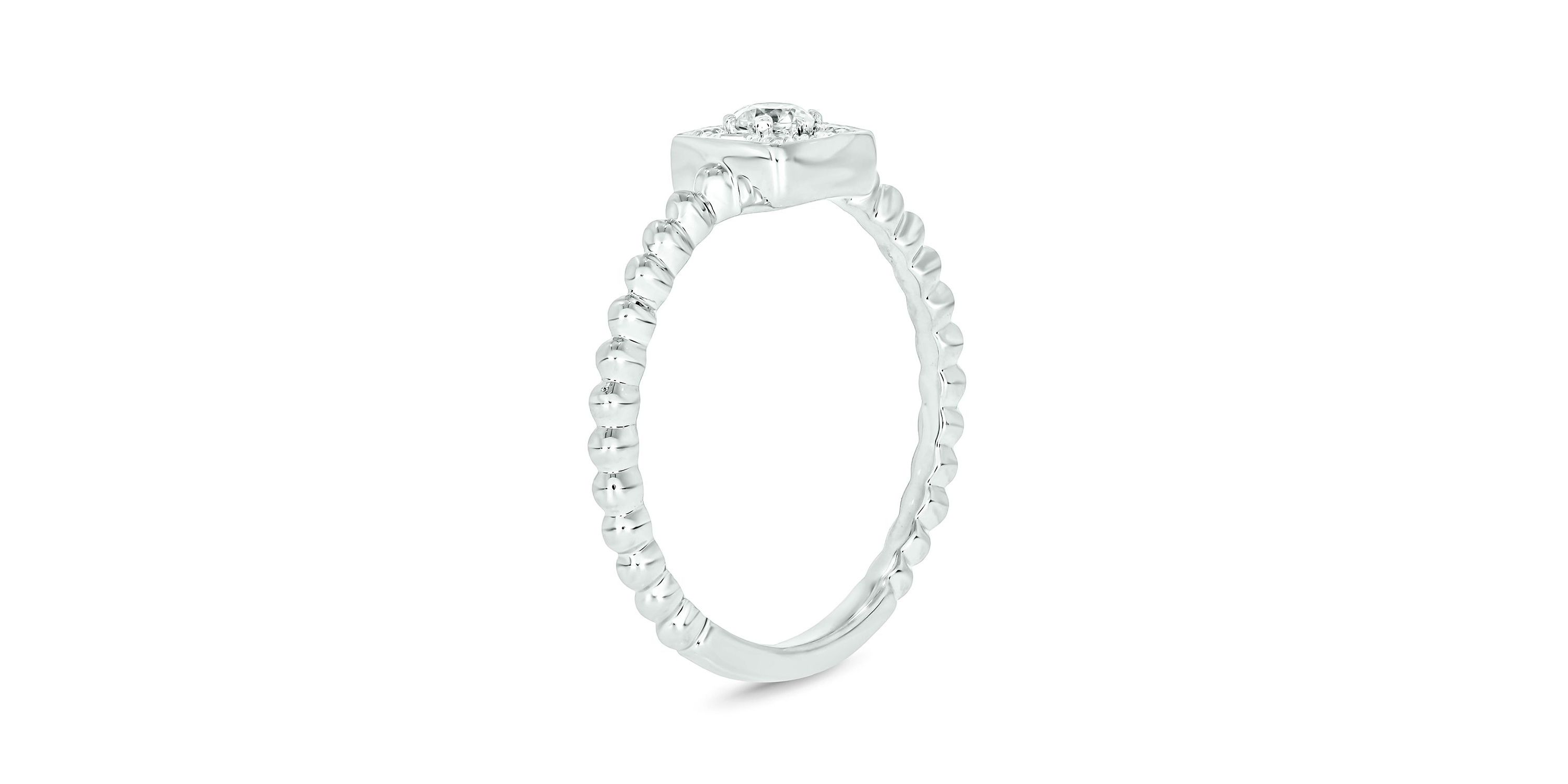 1/5 ct. t.w. Diamond Promise Ring In Sterling Silver