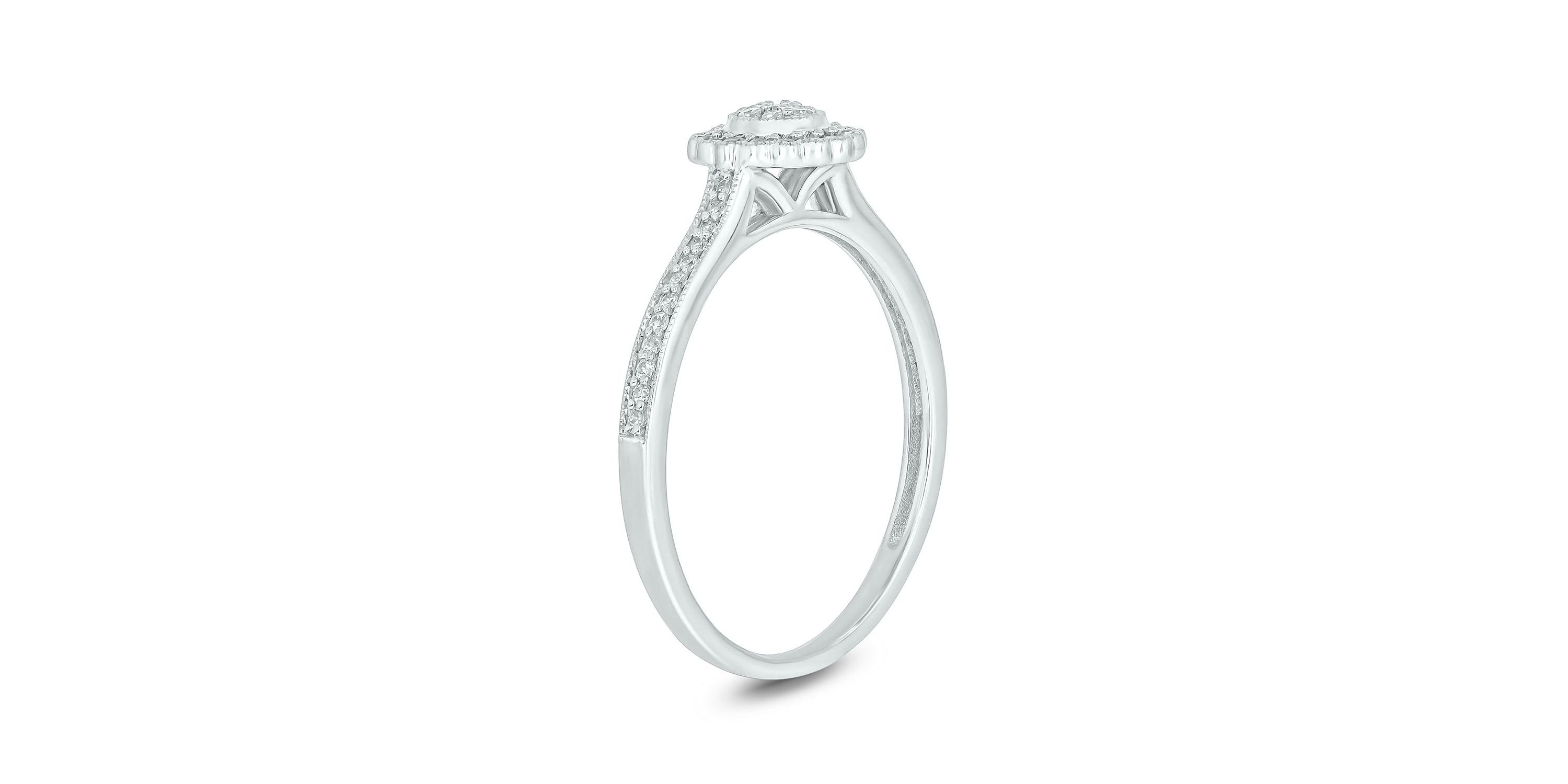 1/5 ct. t.w. Diamond Promise Ring In Sterling Silver