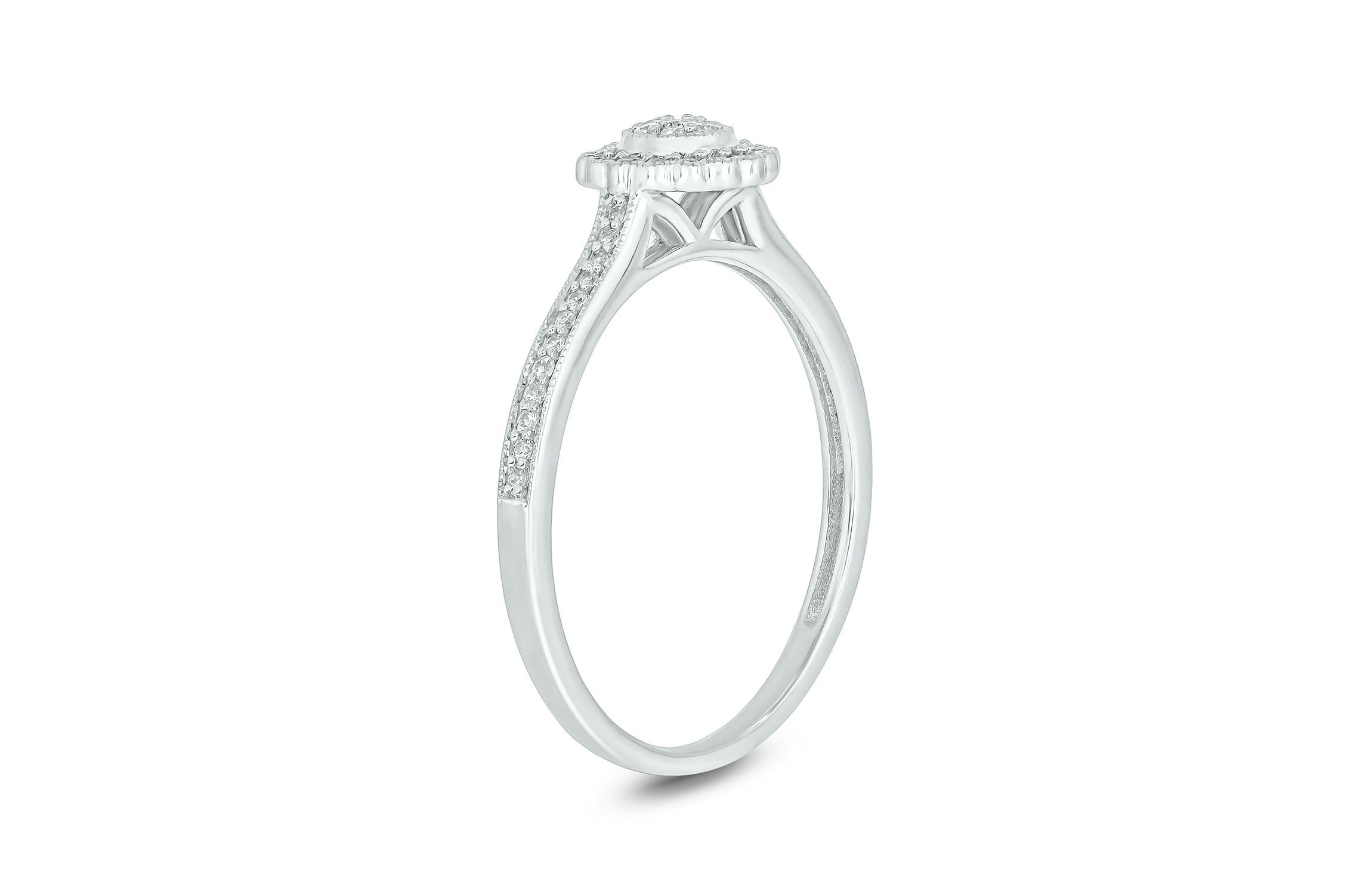 1/5 ct. t.w. Diamond Promise Ring In Sterling Silver