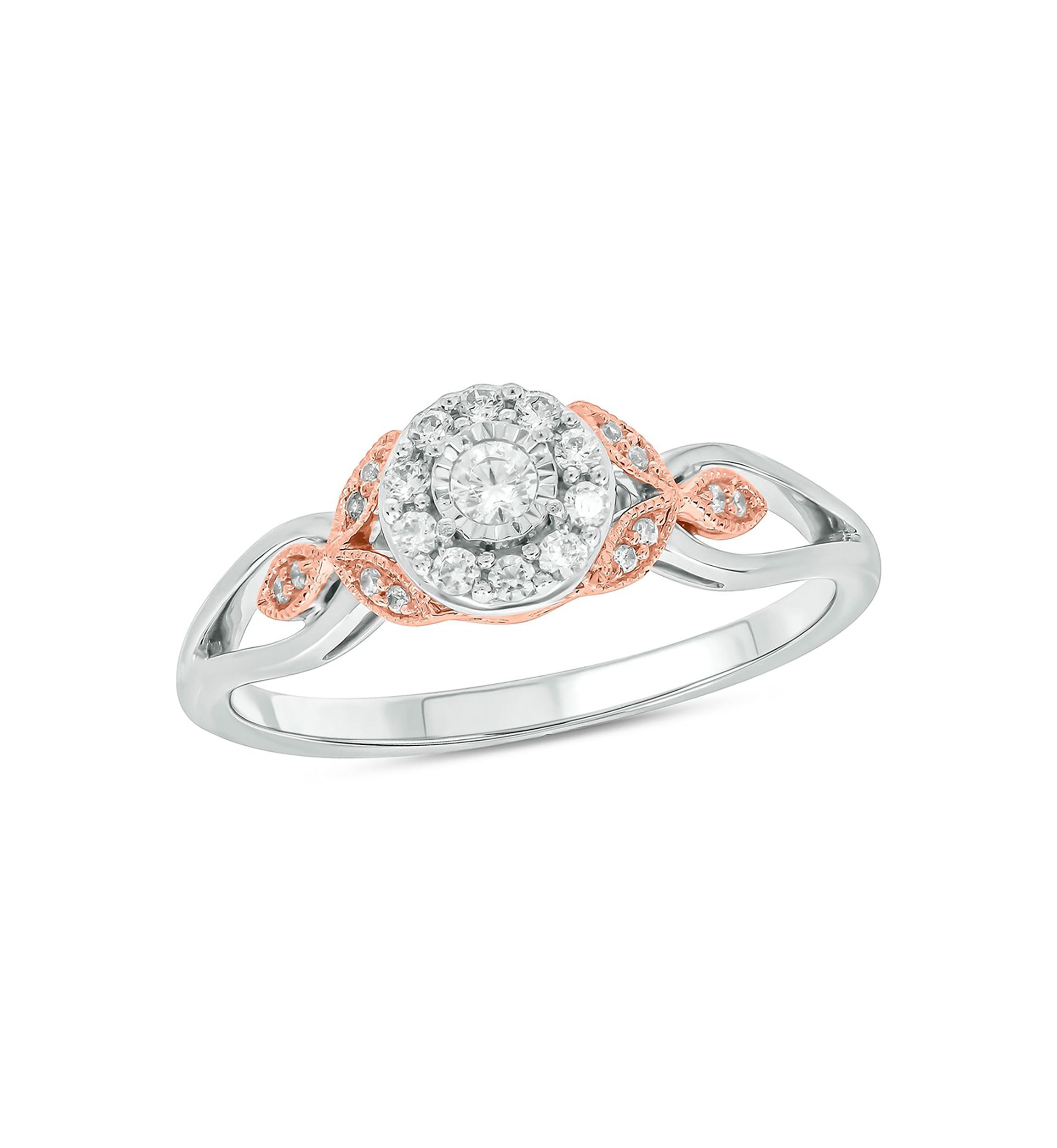 1/5 ct. t.w. Diamond Promise Ring In 10K White Gold
