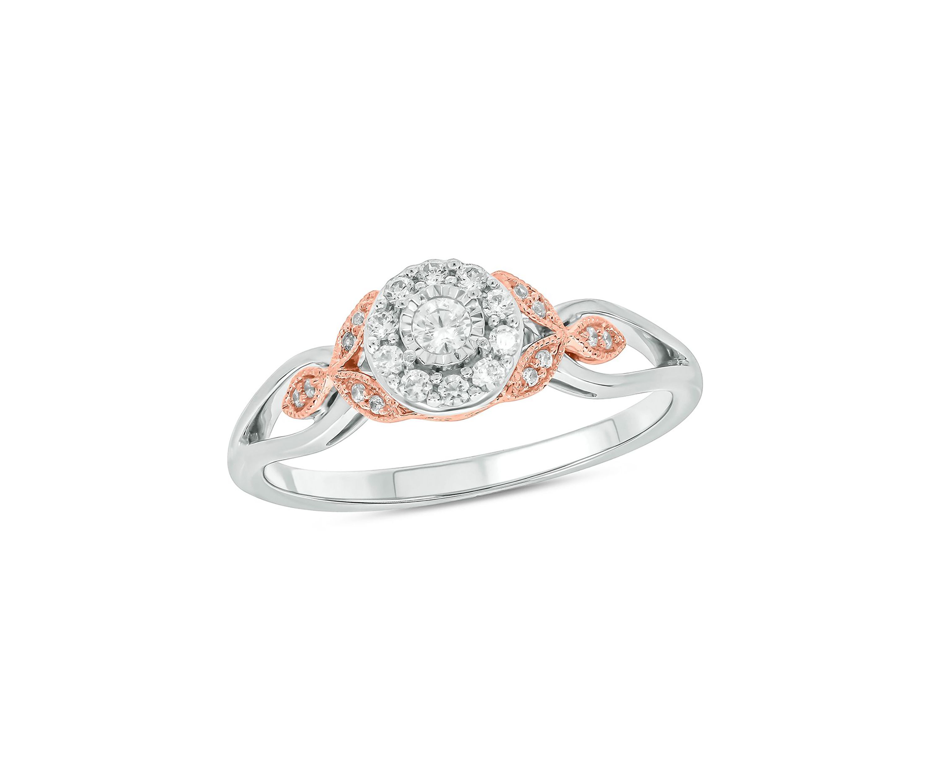 1/5 ct. t.w. Diamond Promise Ring In 10K White Gold