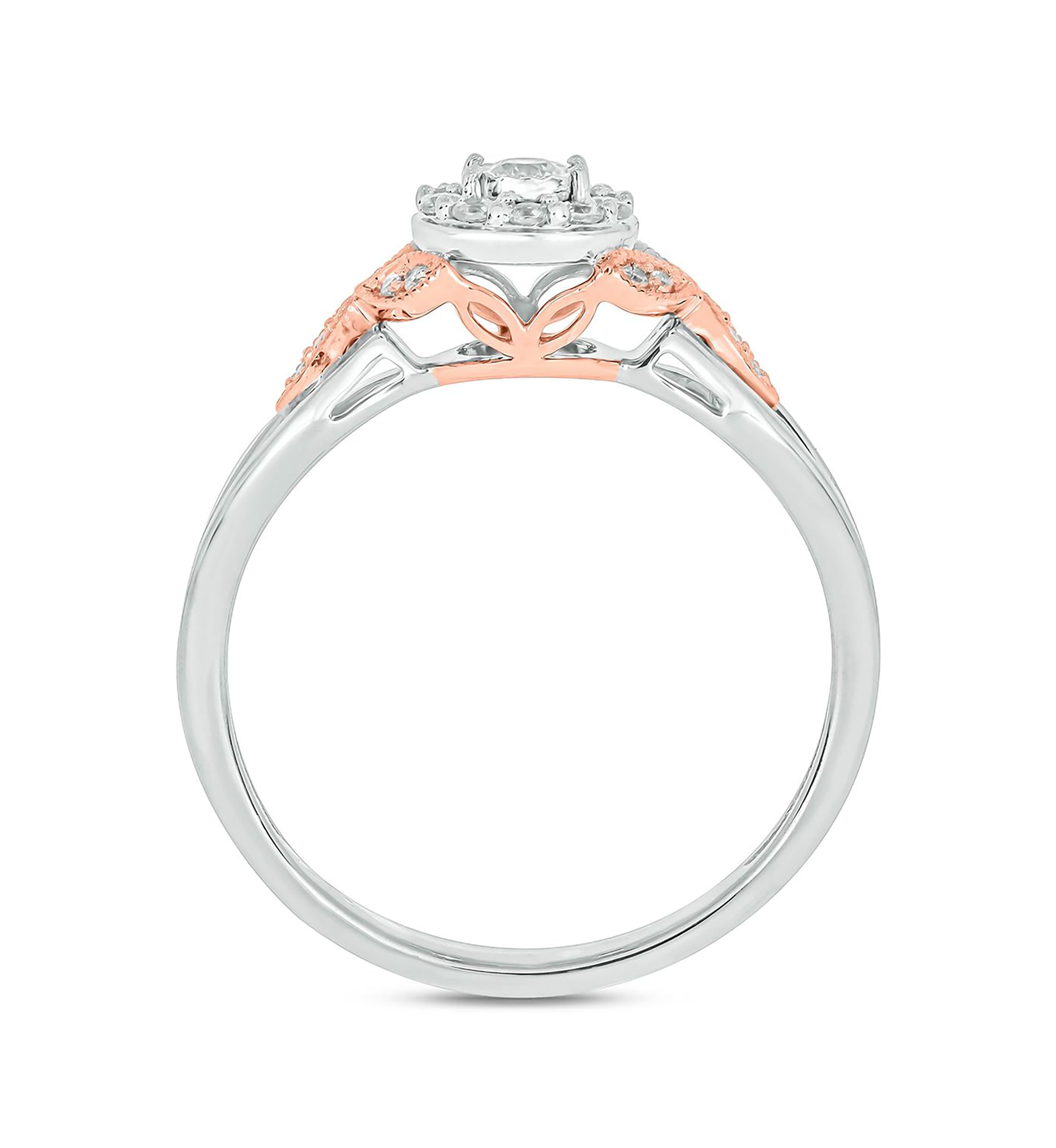 1/5 ct. t.w. Diamond Promise Ring In 10K White Gold