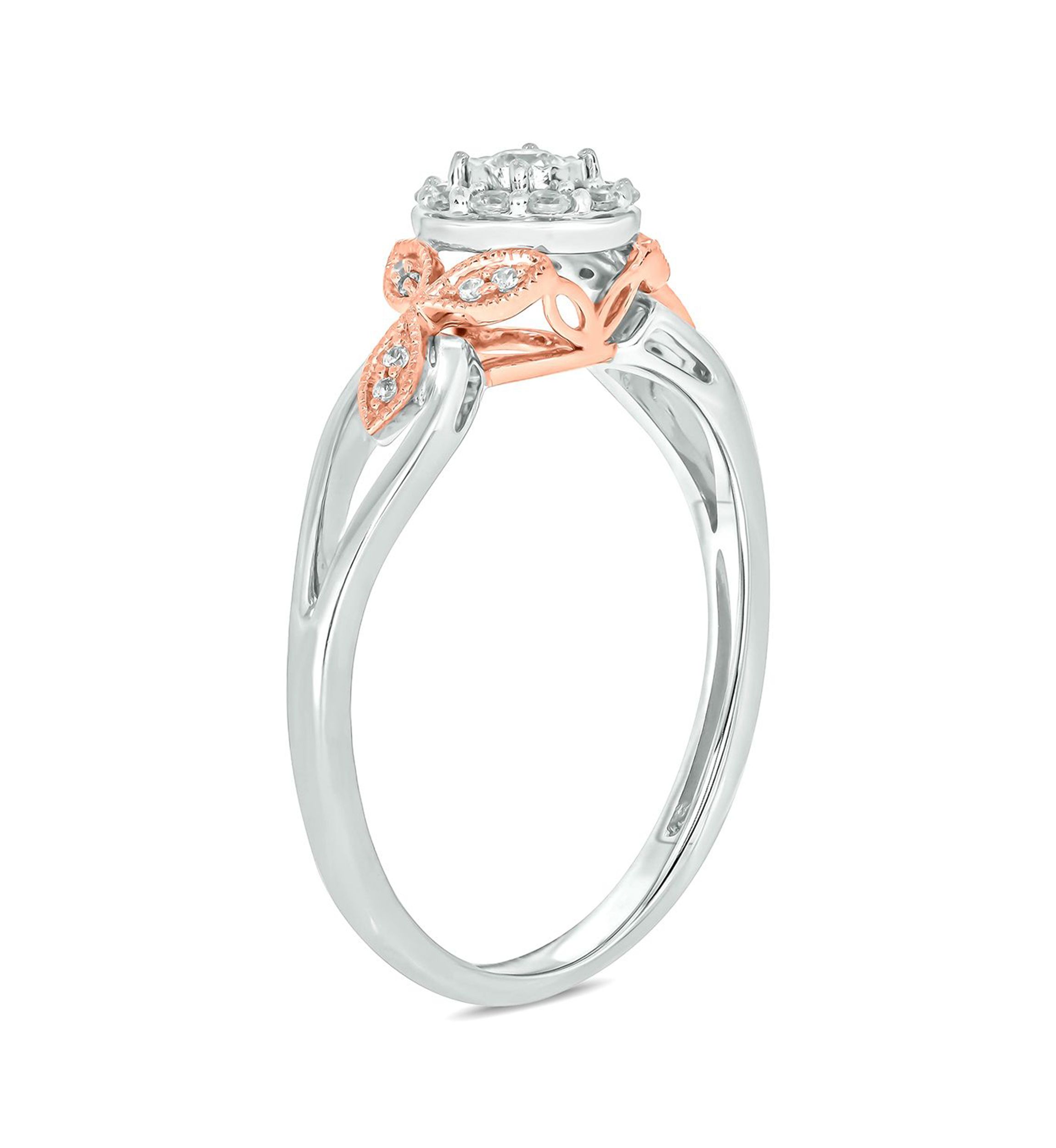1/5 ct. t.w. Diamond Promise Ring In 10K White Gold