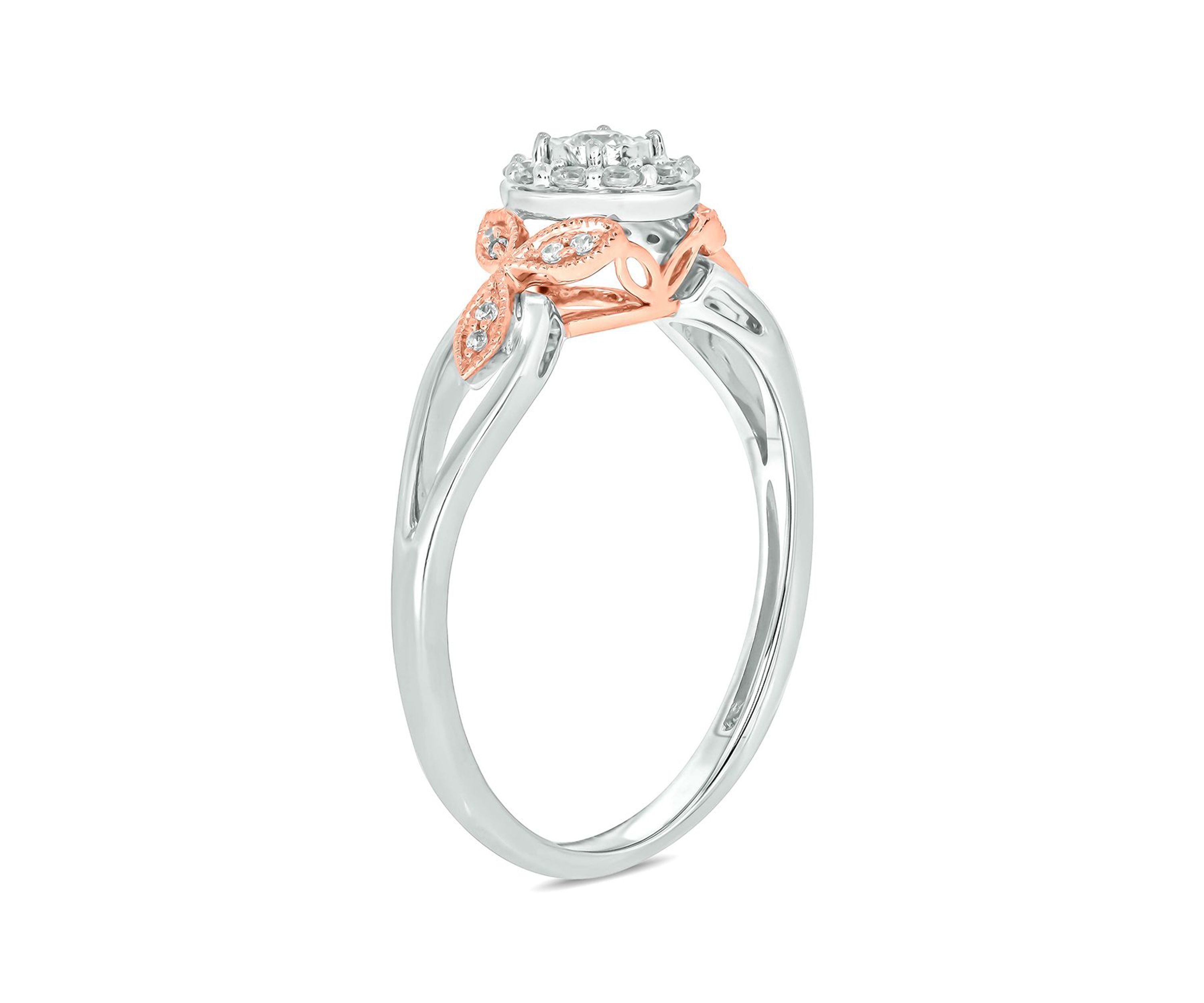 1/5 ct. t.w. Diamond Promise Ring In 10K White Gold