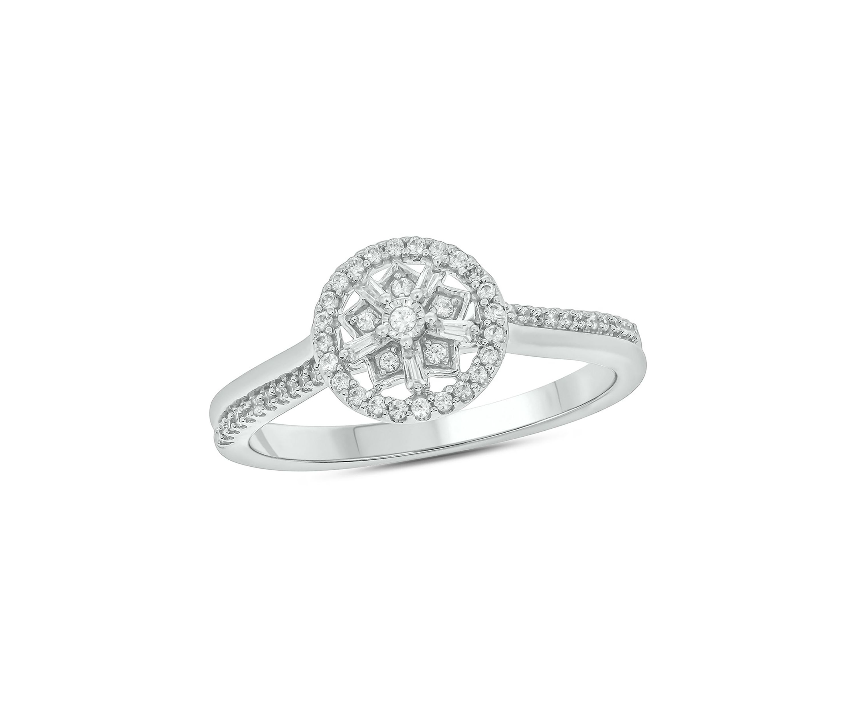 1/5 ct. t.w. Diamond Promise Ring In 10K White Gold