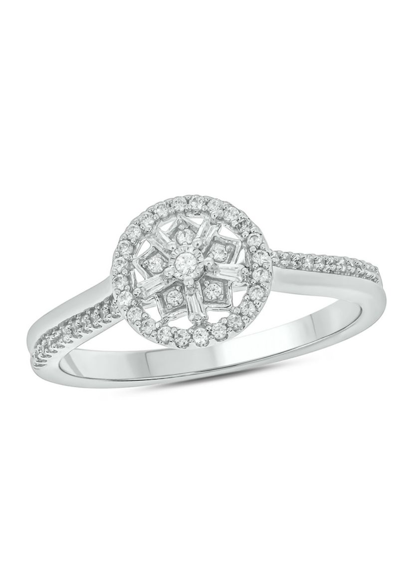 1/5 ct. t.w. Diamond Promise Ring In 10K White Gold
