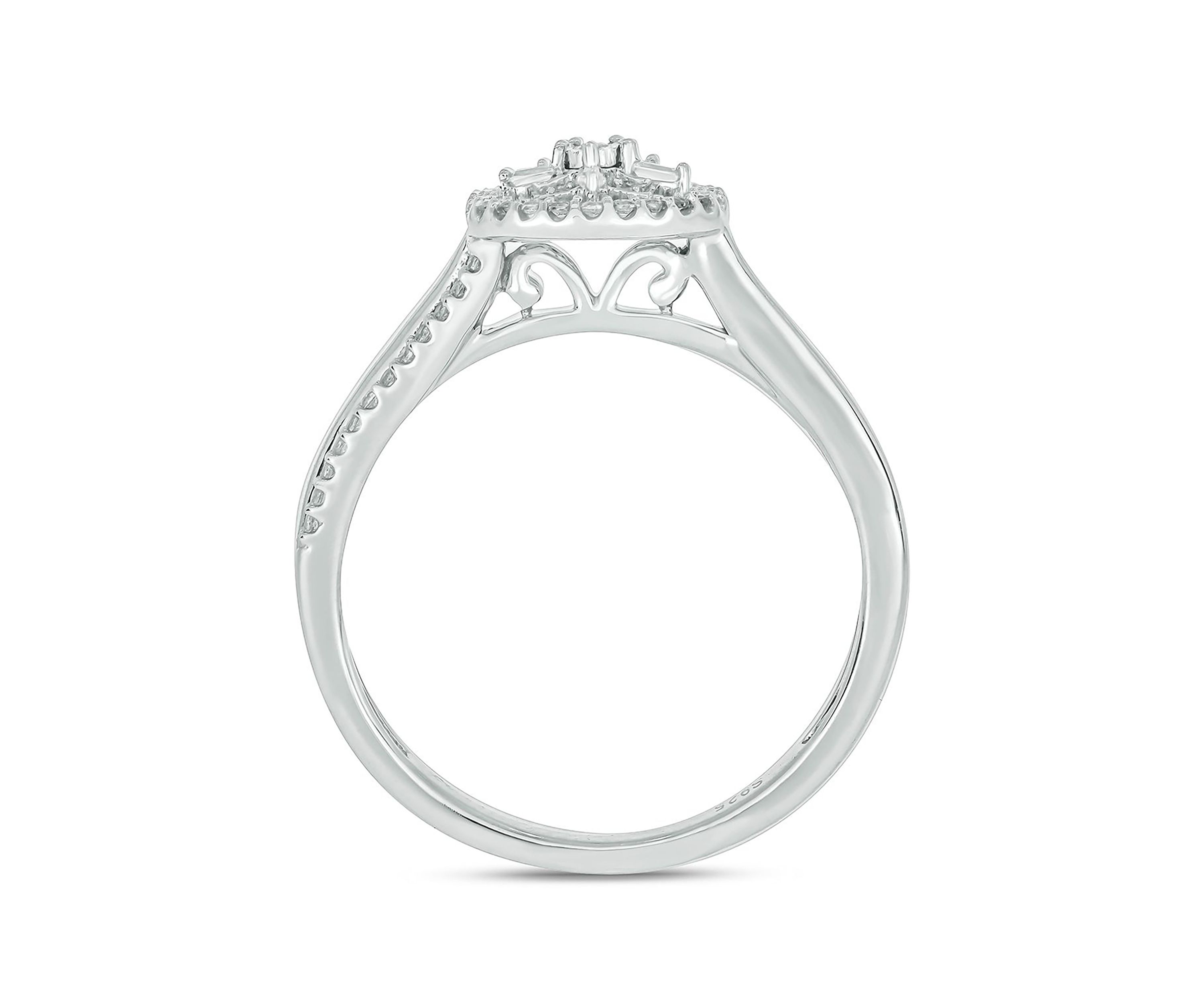 1/5 ct. t.w. Diamond Promise Ring In 10K White Gold