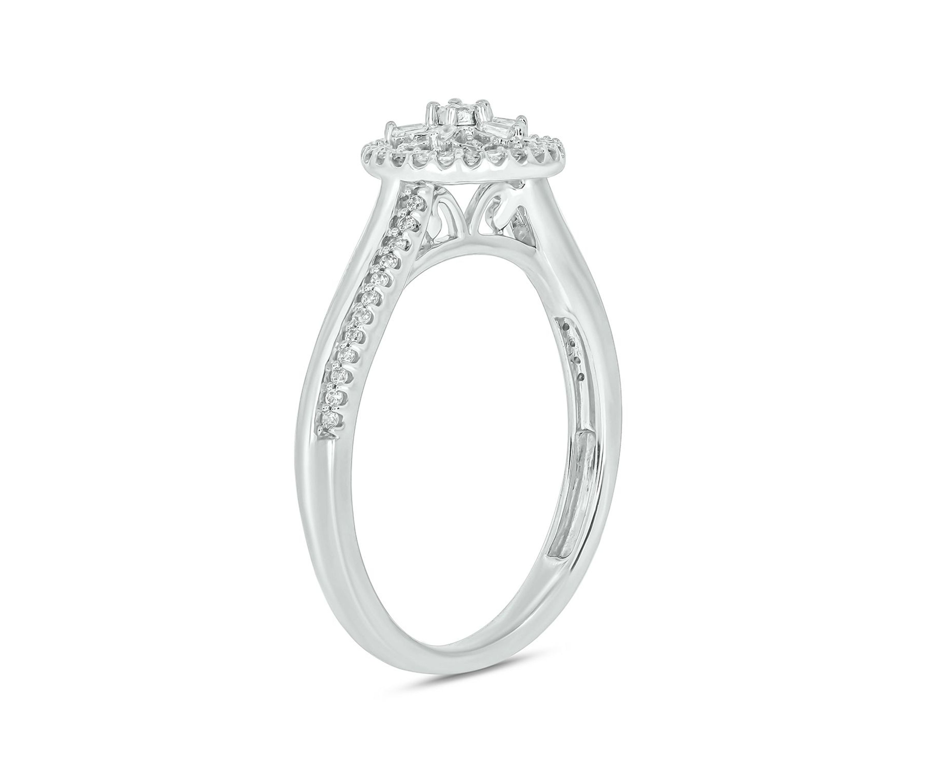 1/5 ct. t.w. Diamond Promise Ring In 10K White Gold