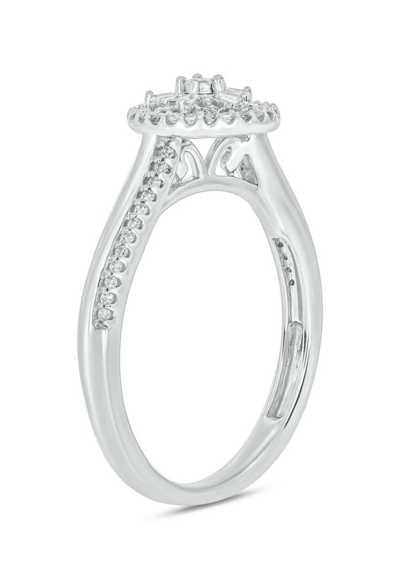 1/5 ct. t.w. Diamond Promise Ring In 10K White Gold