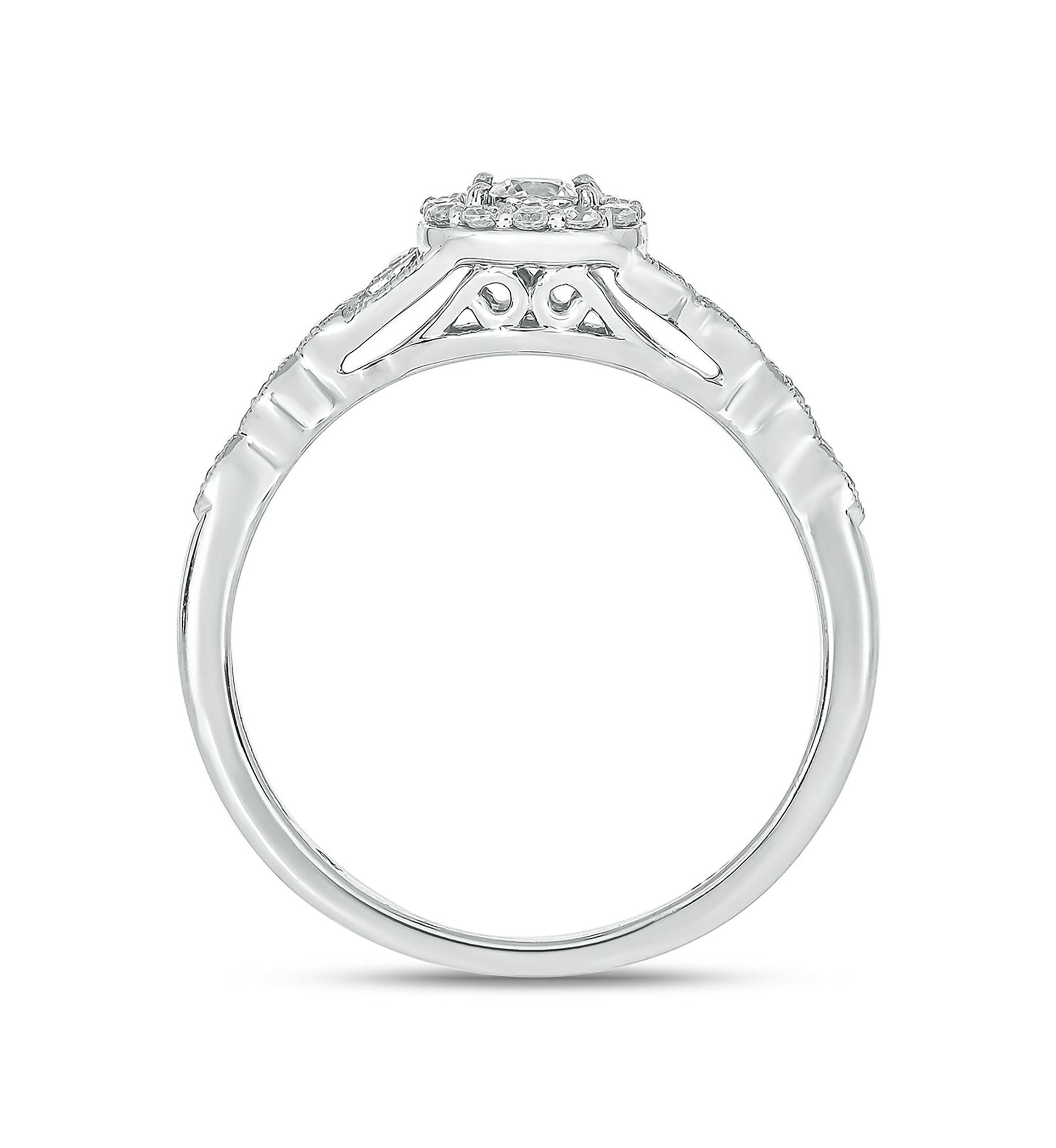 1/5 ct. t.w. Diamond Promise Ring In 10K White Gold