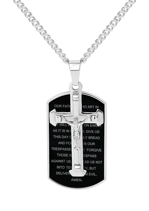 Forever New Stainless Steel 2-Piece Lords Prayer Dog