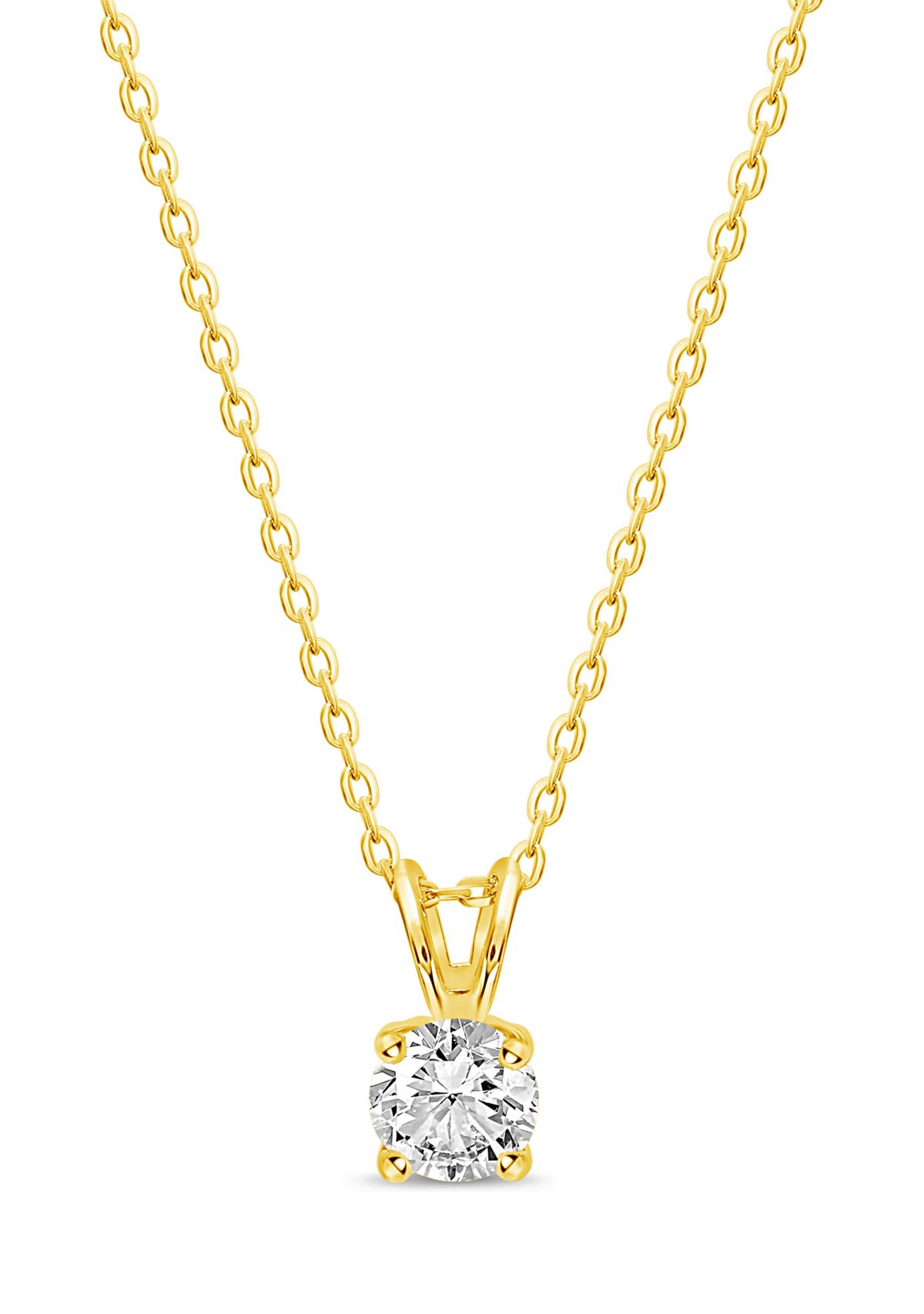 1/4 ct. t.w. Rabbit Ear Diamond Pendant Necklace in 14K Rose Gold