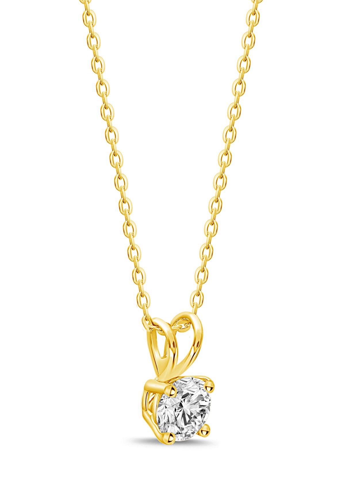 1/4 ct. t.w. Rabbit Ear Diamond Pendant Necklace in 14K Rose Gold