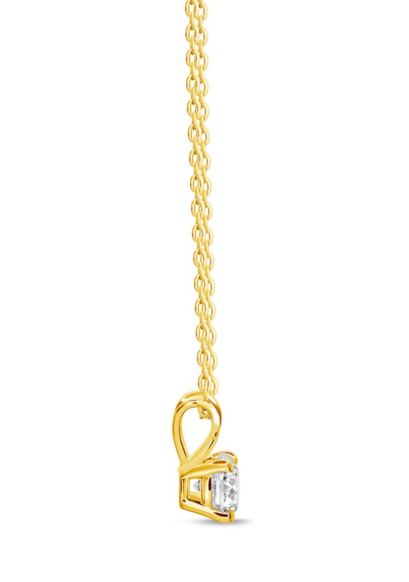 1/4 ct. t.w. Rabbit Ear Diamond Pendant Necklace in 14K Rose Gold