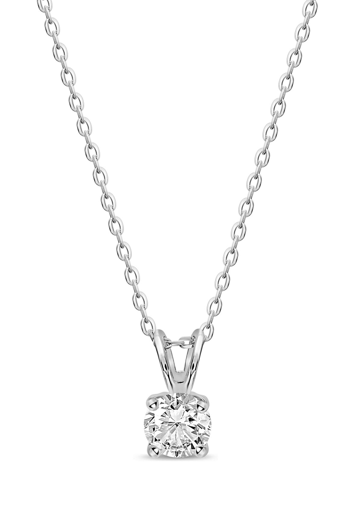 1/2 ct. t.w. Rabbit Ear Diamond Pendant Necklace in 14K Rose Gold