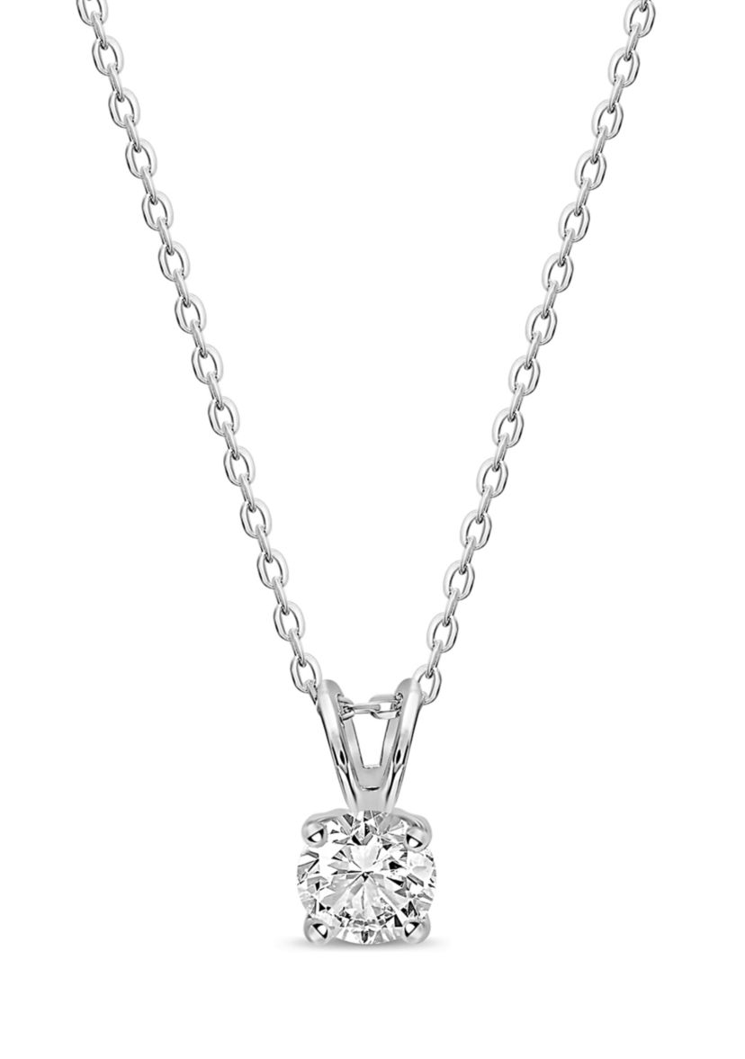 1/2 ct. t.w. Rabbit Ear Diamond Pendant Necklace in 14K Rose Gold