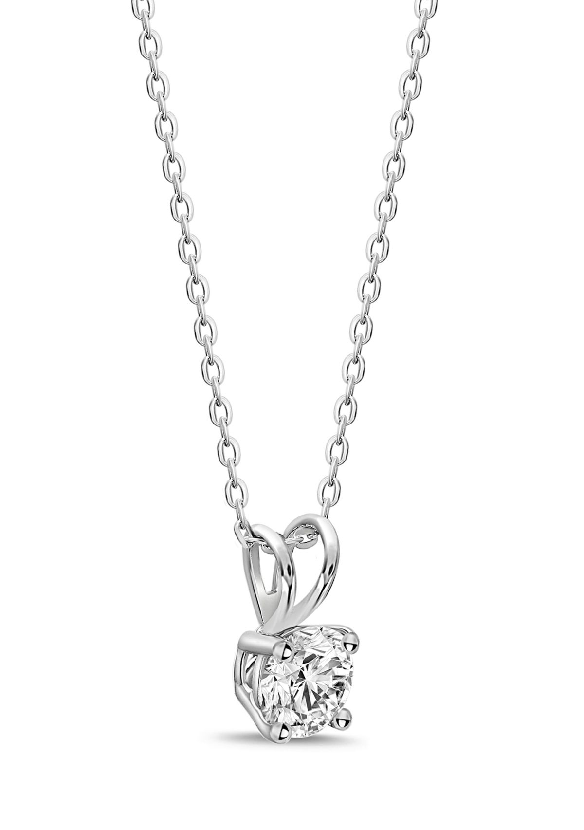 1/2 ct. t.w. Rabbit Ear Diamond Pendant Necklace in 14K Rose Gold