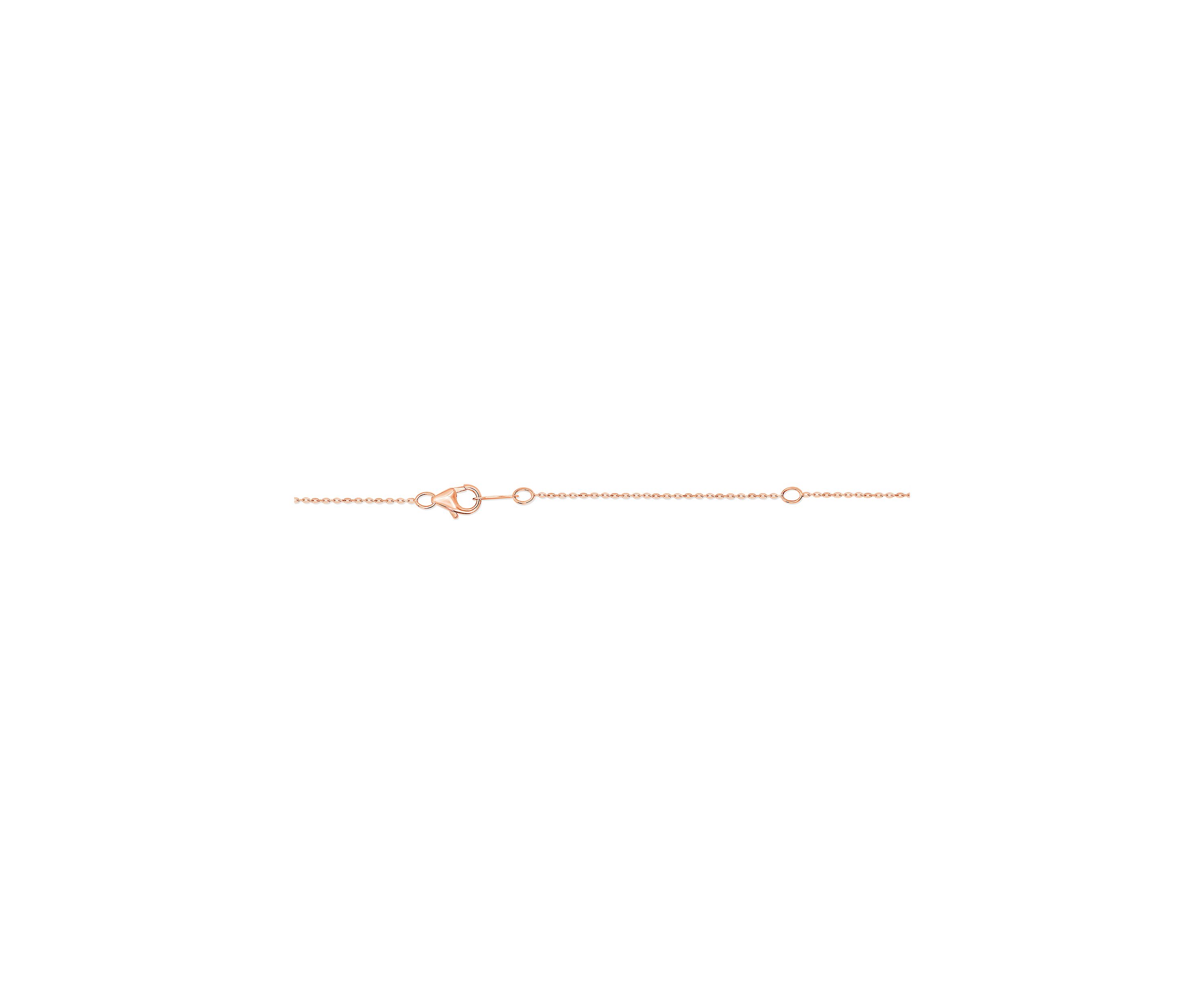 1/2 ct. t.w. Solid Bale Diamond Pendant in 14K Rose Gold
