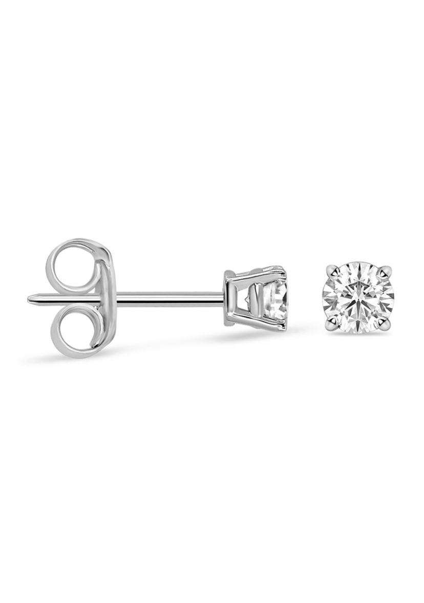 1/5 ct. t.w. Round Diamond studs set in 14k White Gold
