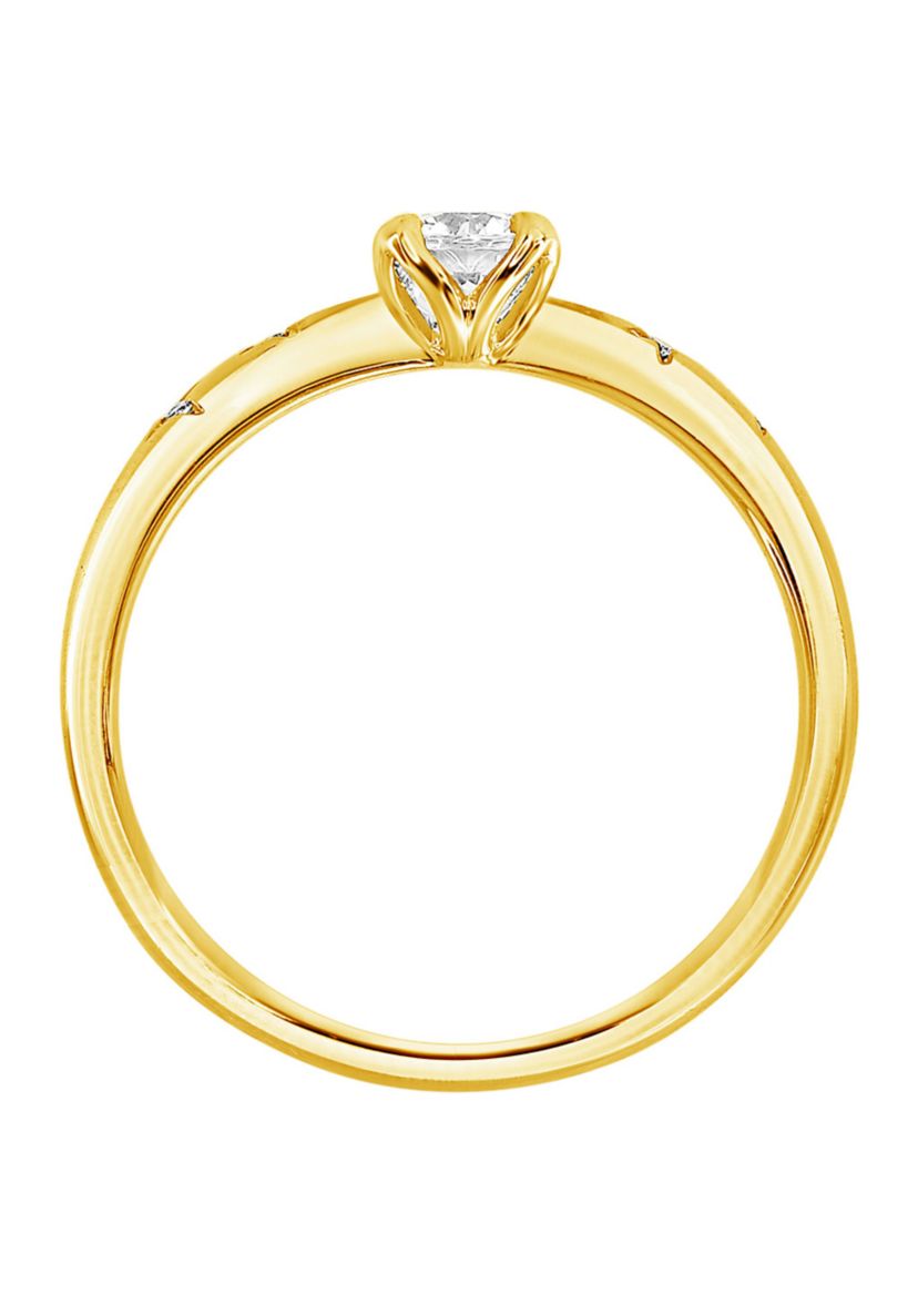WEB 14KY 1/3CTW RD DIA ENG RING