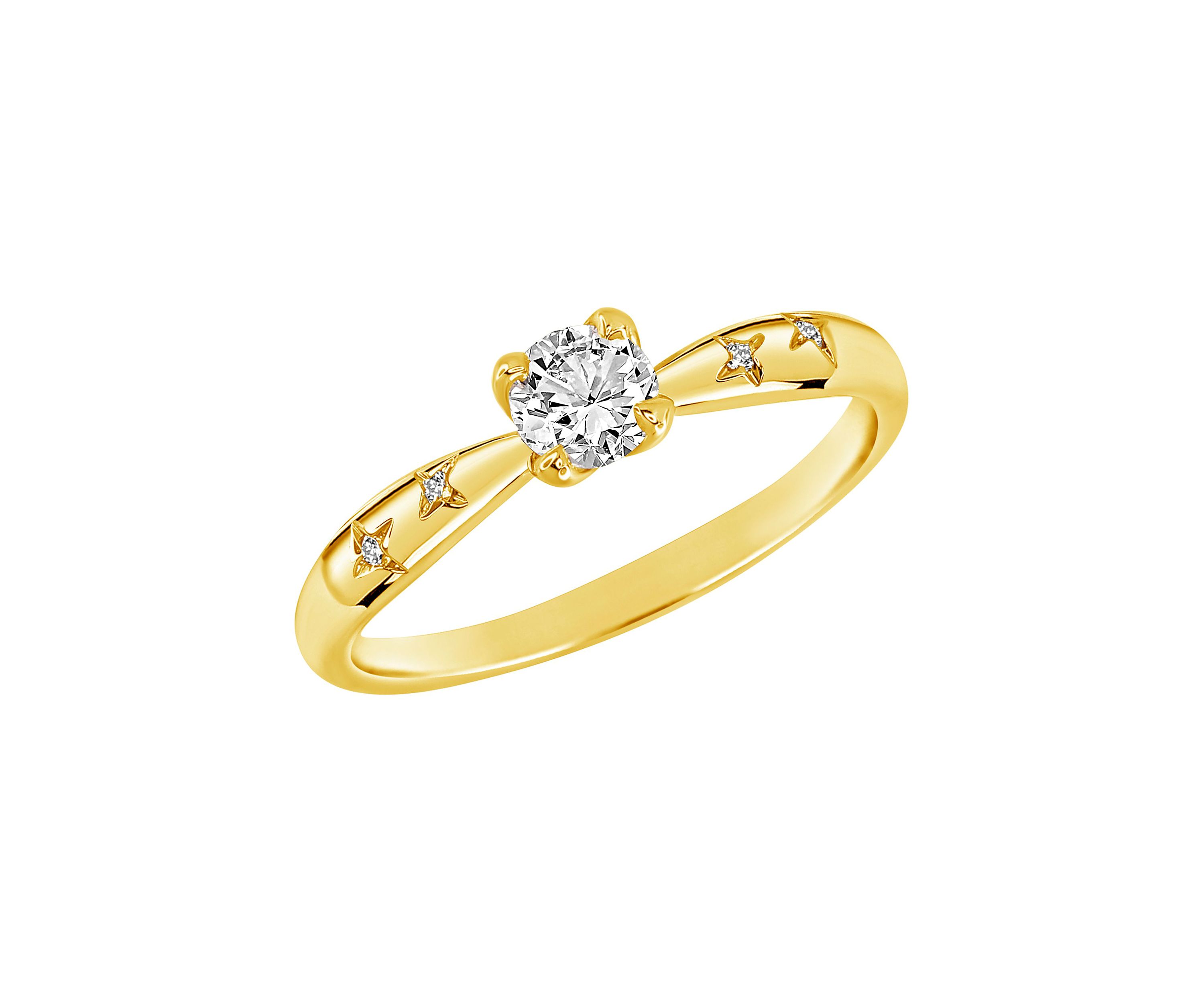 WEB 14KY 1/3CTW RD DIA ENG RING
