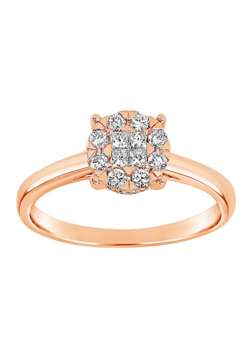 WEB 14KR LR 3/8CTW RD DIA ENG RING