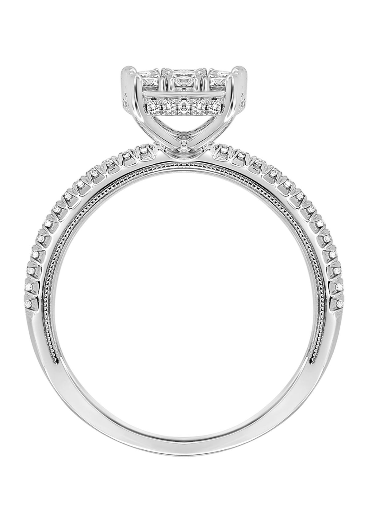 WEB 14KW LR 1/2CTW RD DIA ENG RING