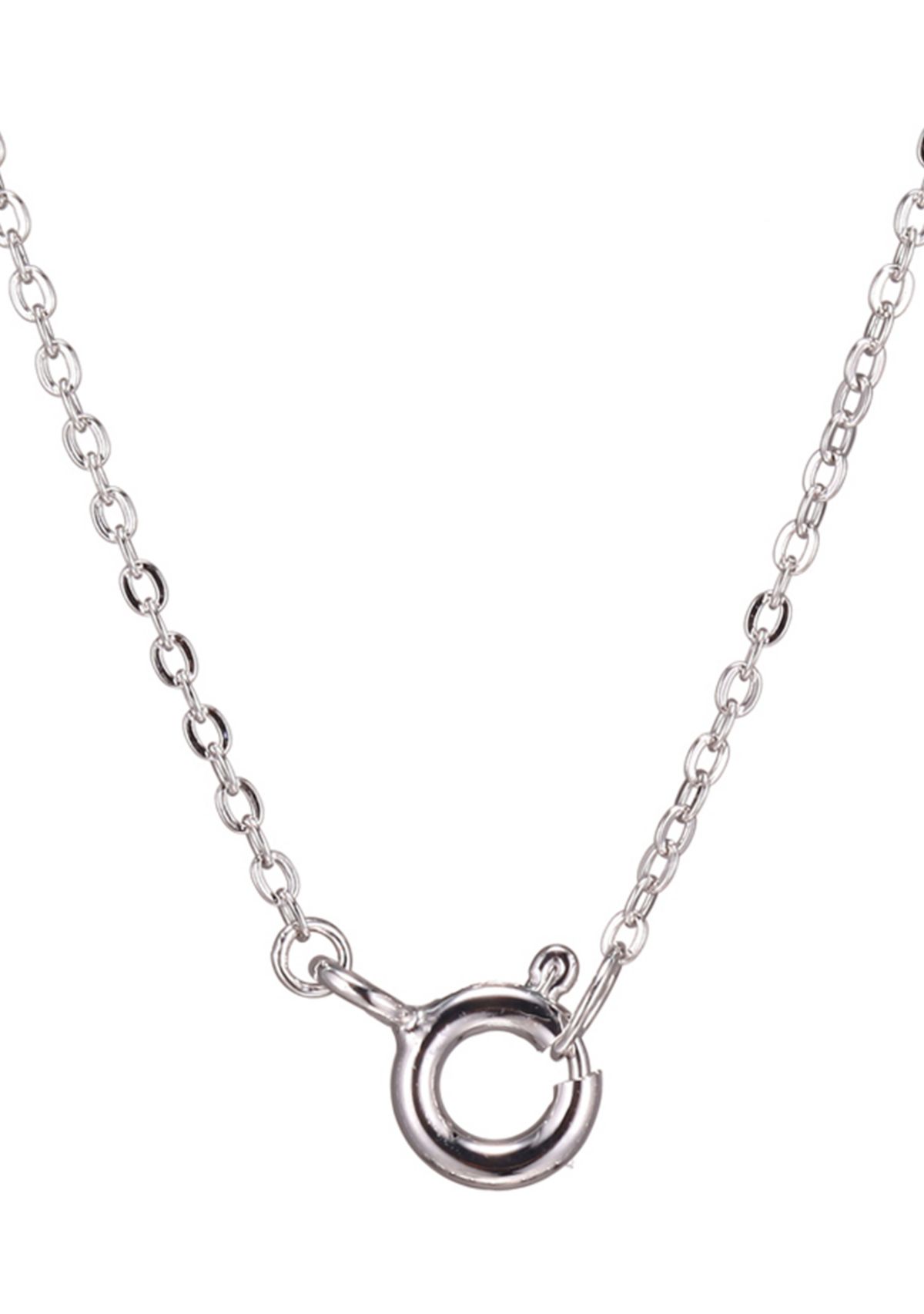 Lab Created Love Knot Bolo Adjustable Bracelet in Sterling Silver