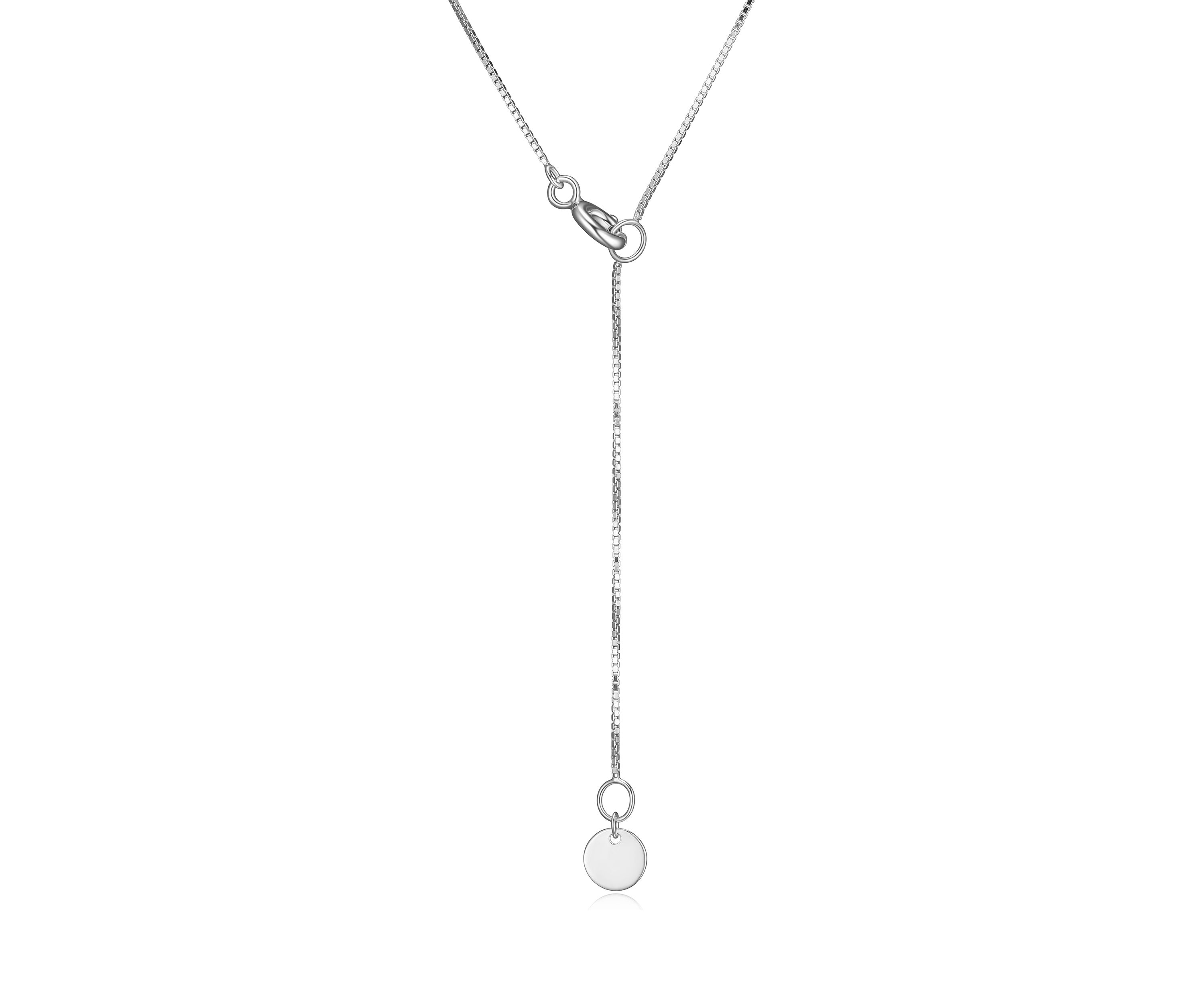 Lab Created Diamond and Created Gemstone Love Knot Pendant Necklace in Rhodium Plated Sterling Silver